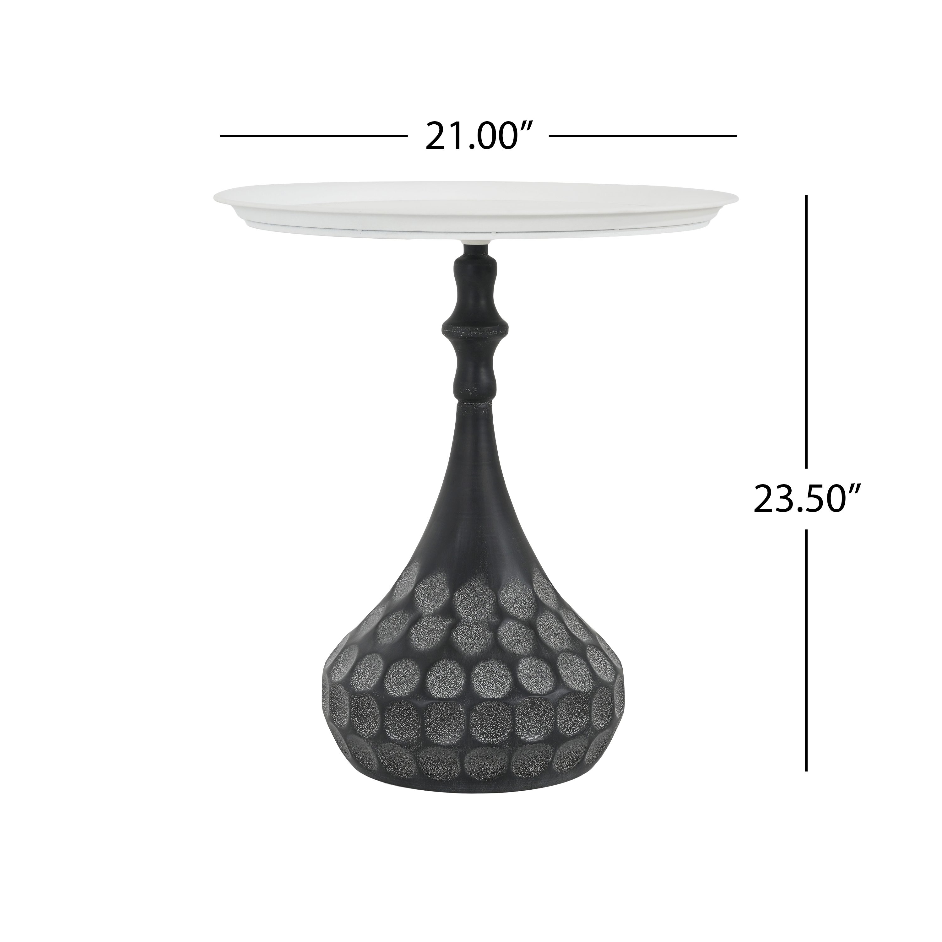 Metal Pedestal Coffee Table, picture 4 of 4