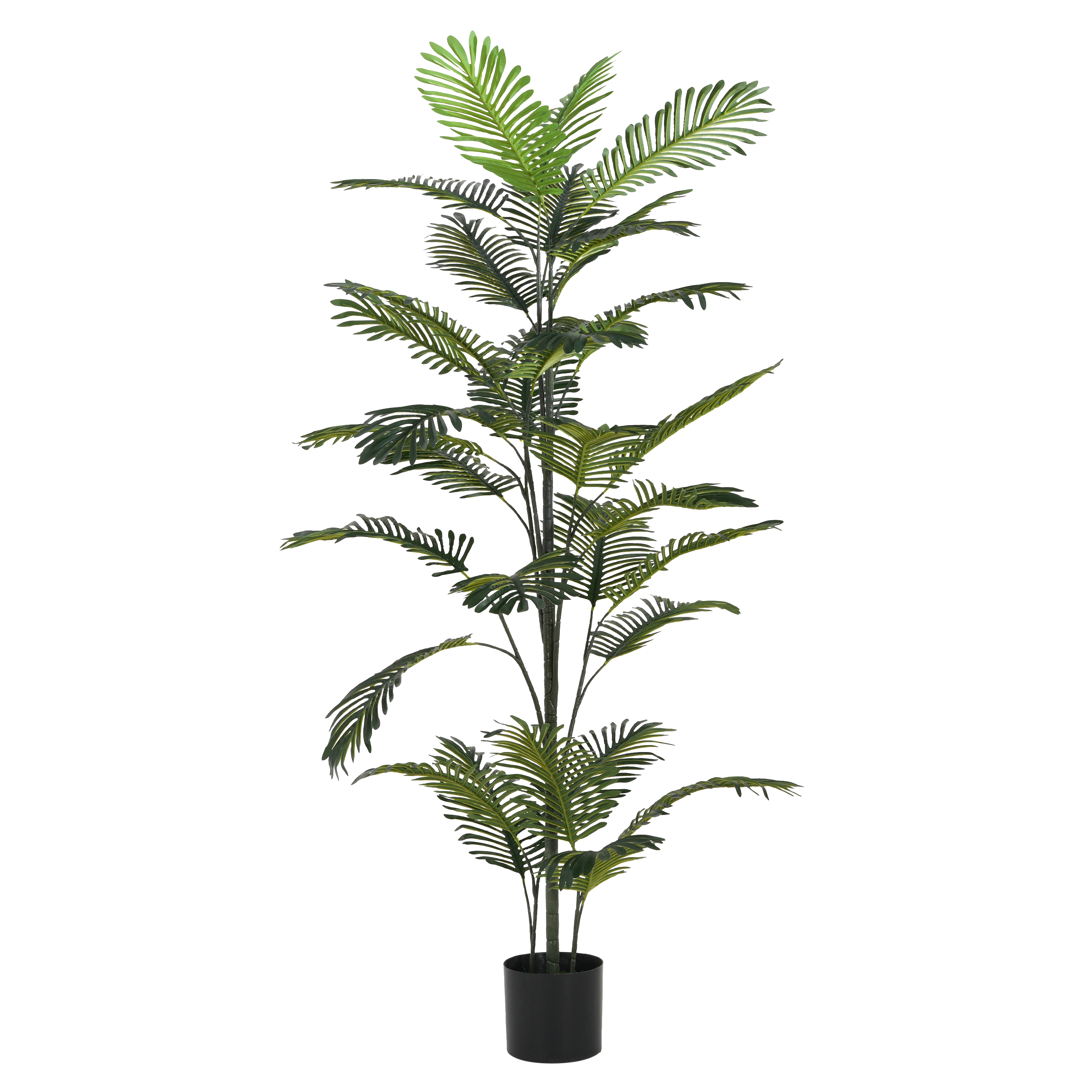 86 Artificial Palm Tree With Black Plastic Pot view 2