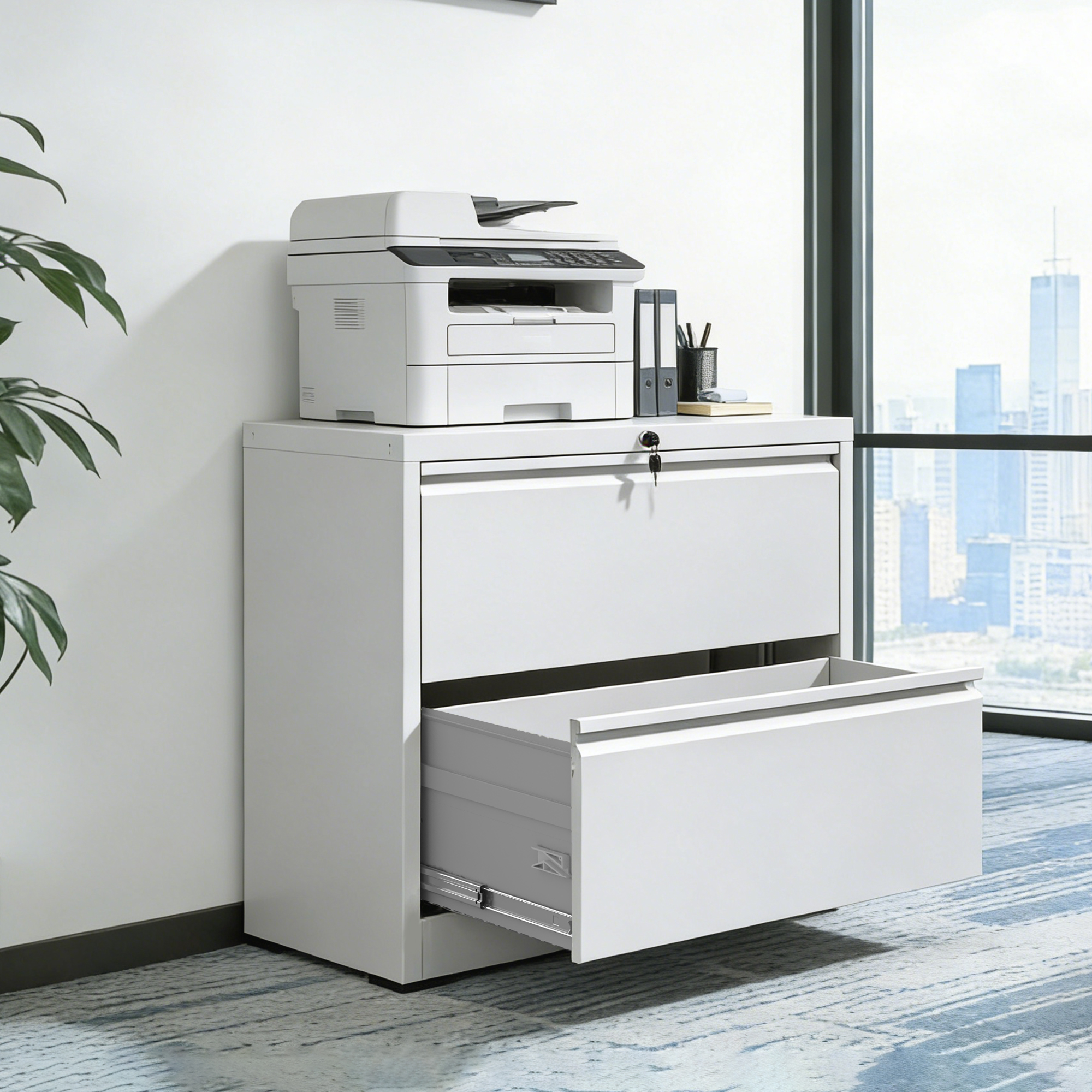 Metal Lateral File Cabinet, picture 3 of 4