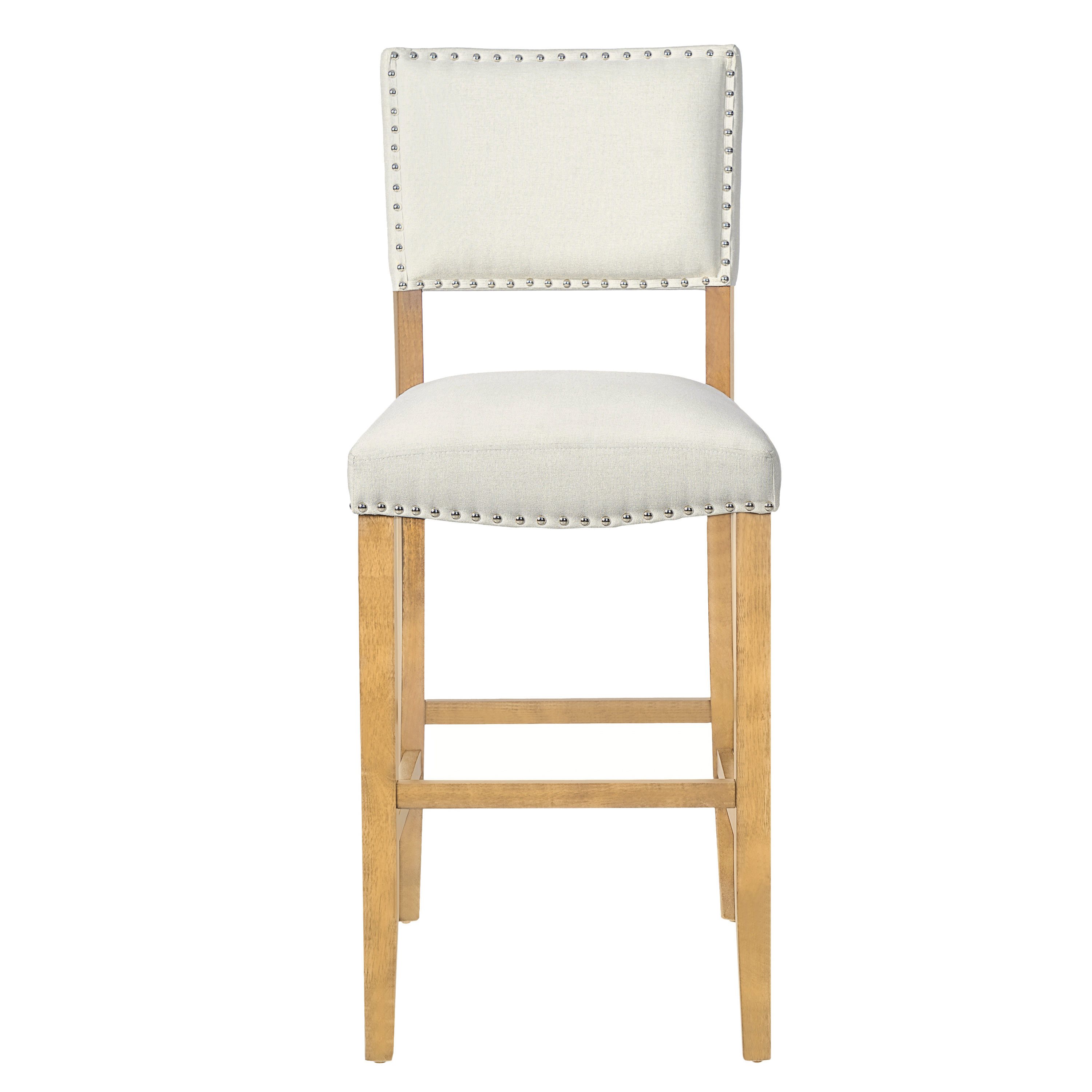 Upholstered Bar Stools Set of 2, picture 2 of 4