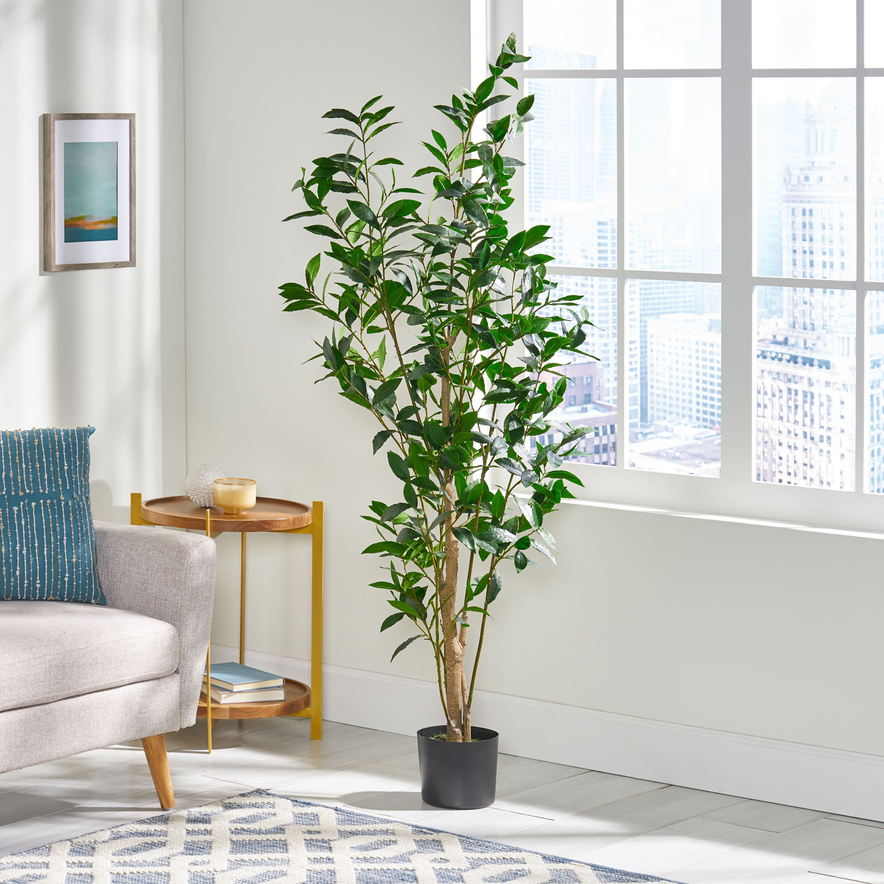 150CM ARTIFICIAL LAUREL TREE view 5