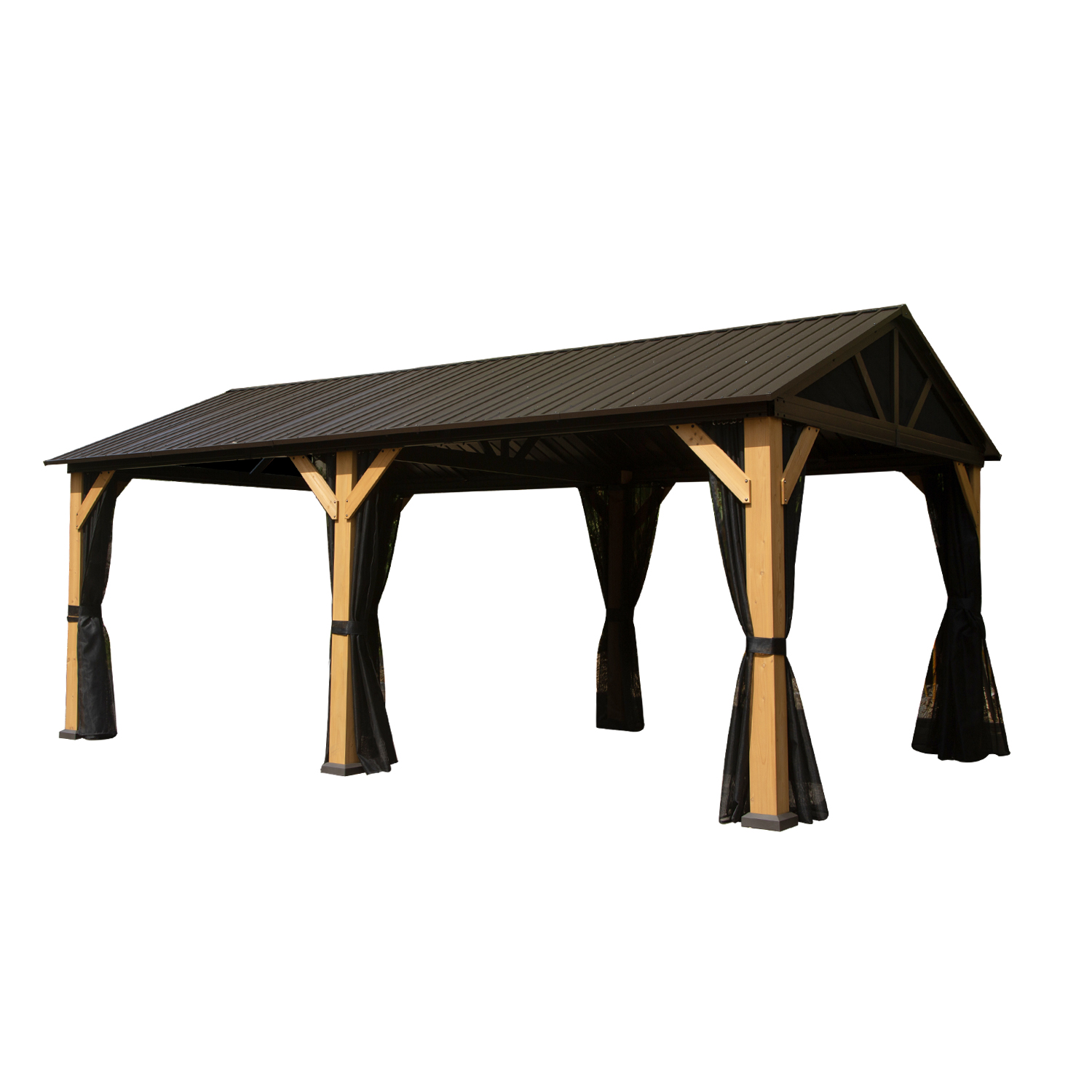 Cedar Wood Gazebo 12  X20