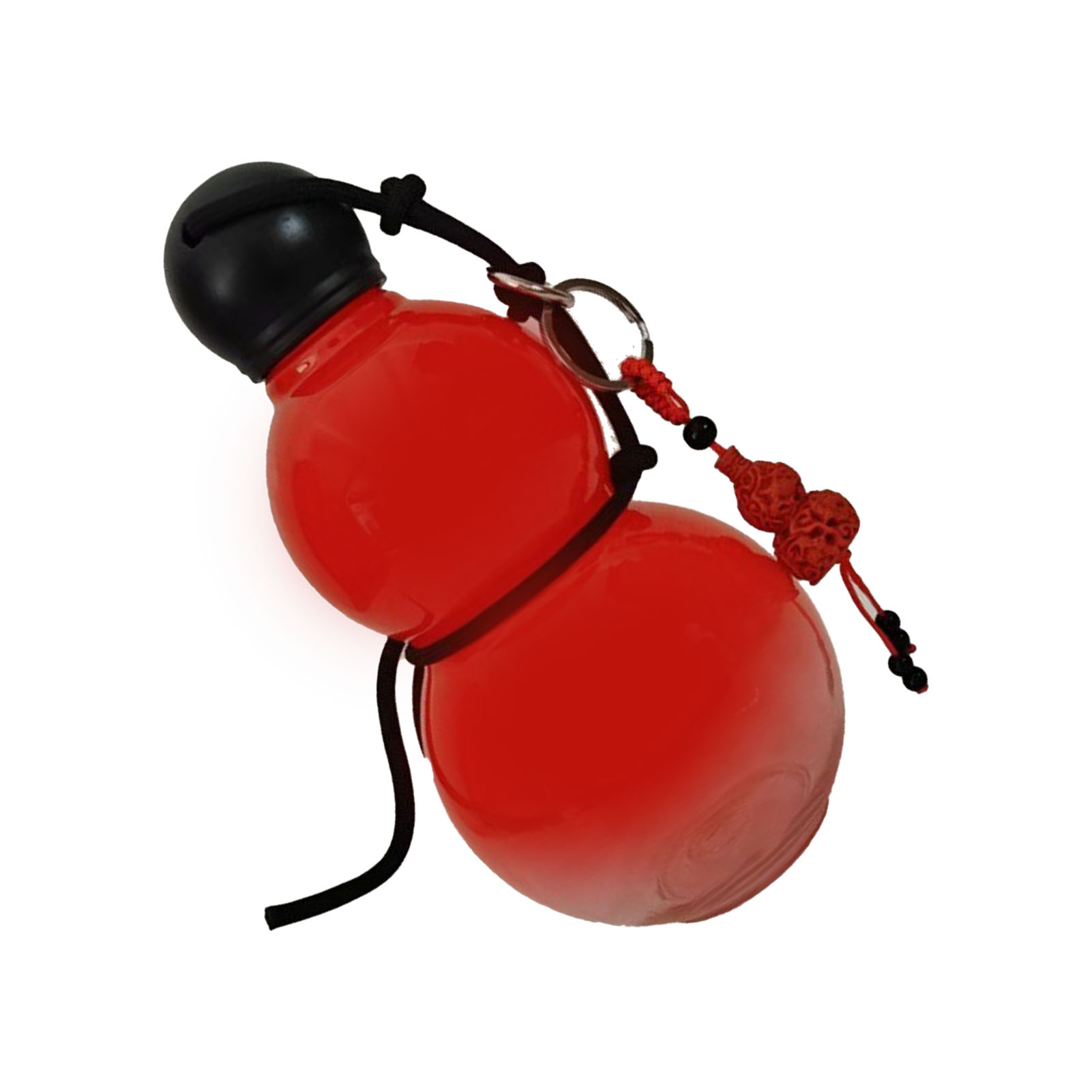 Gourd Style Water Bottle PC 800ml Insulated Chinese Retro Portable Sports Water Bottle For Men Women Red — foto 4