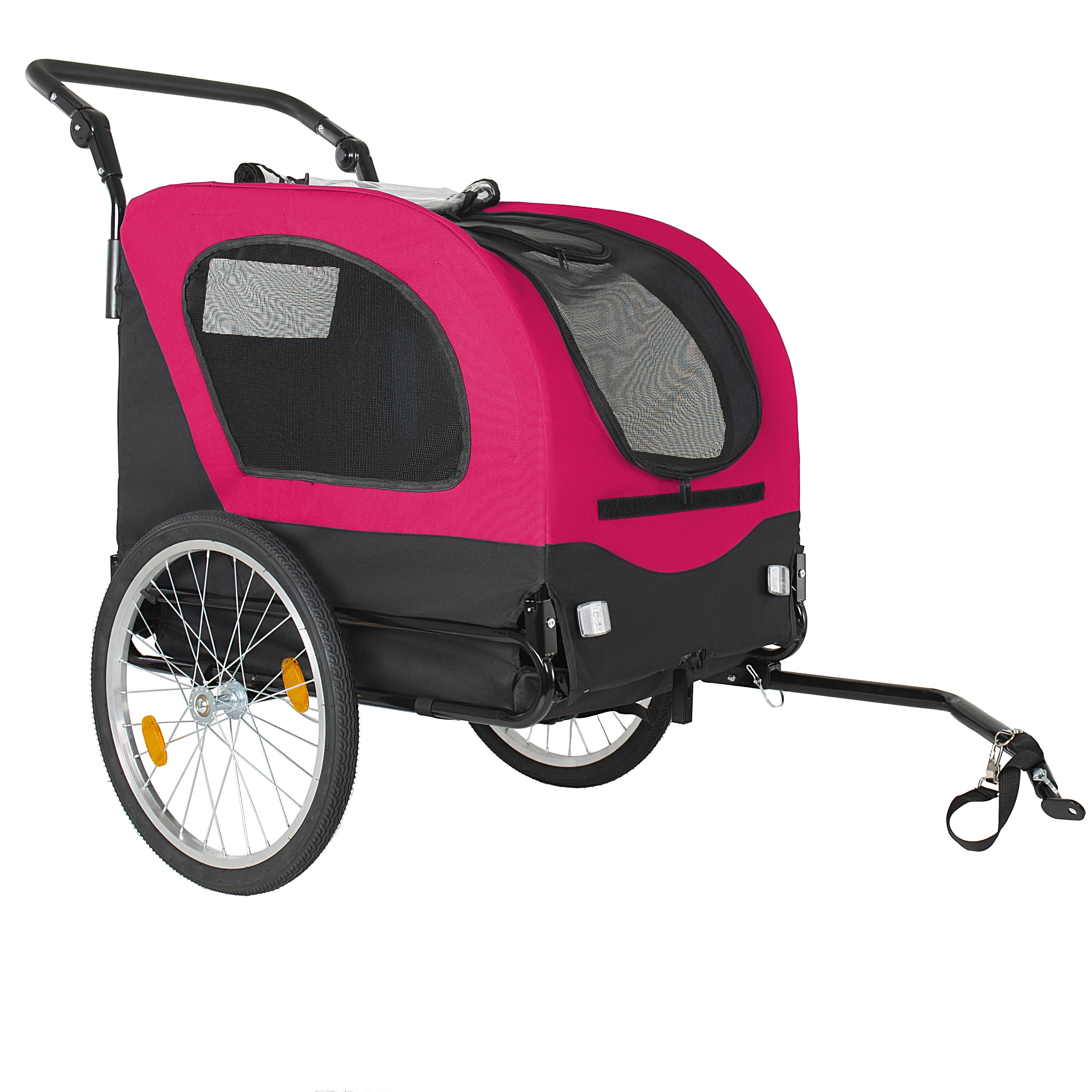 Remorque à vélo 2 en 1 et poussette pour animaux de compagnie pour chiens pesant – Image 4