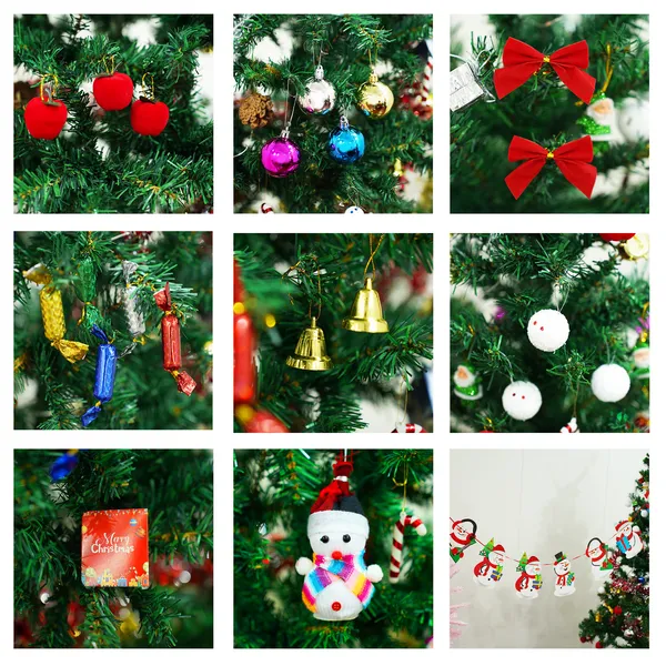 6ft Artificial Christmas Tree With LED Energy-saving Lights, Including 195 Pendant Tree Skirts And Guardrails view 2