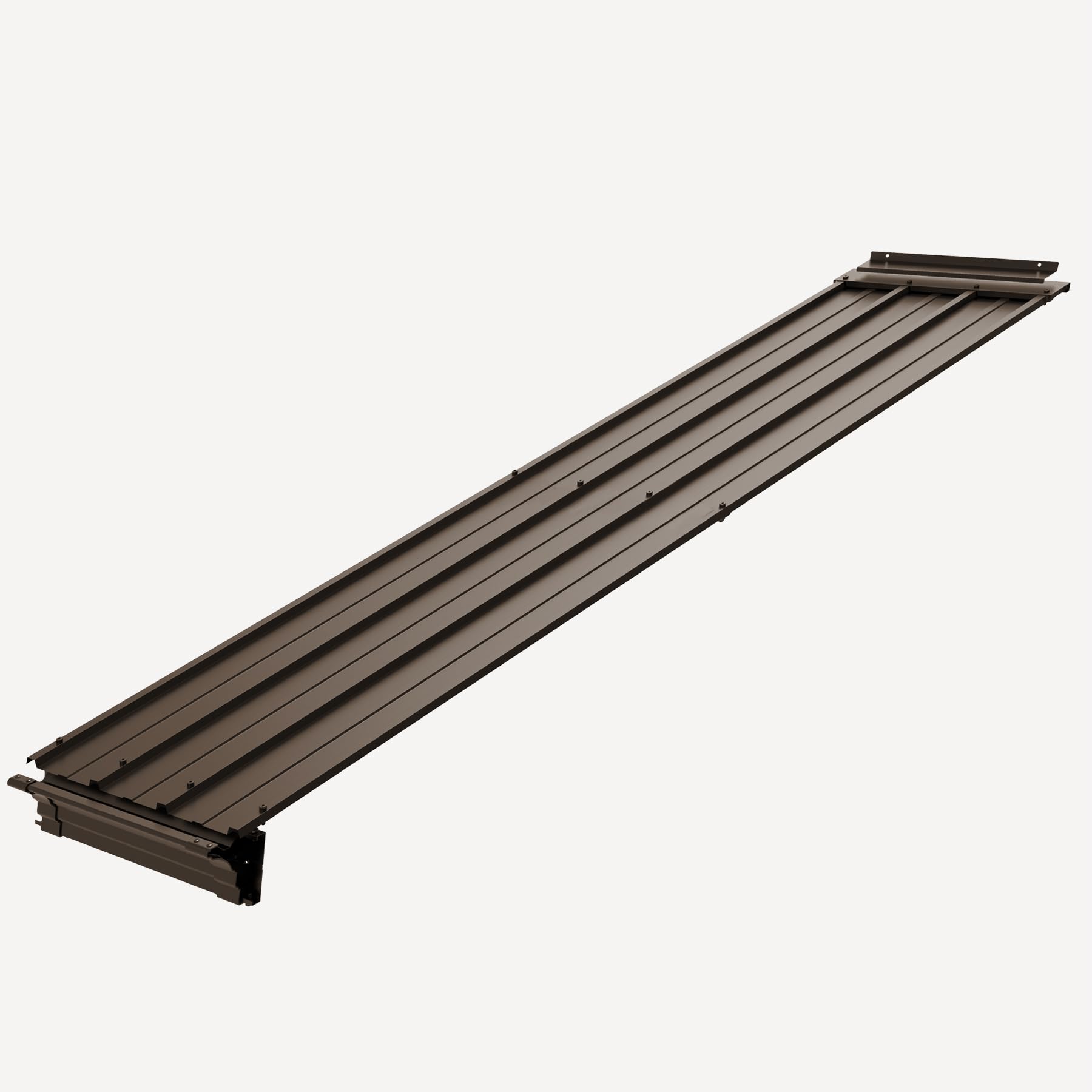 Gazebo Connector Kit - For 12ft Width Wall Mounted Gazebos, Durable Steel Expansion Linker, Rustproof & Easy Assembly For 12 X20 Lean To Gazebos-Brown