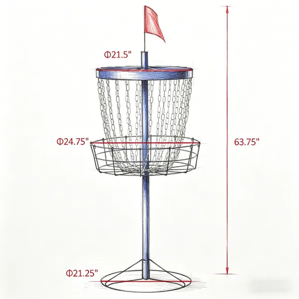 Disc Golf Basket Target