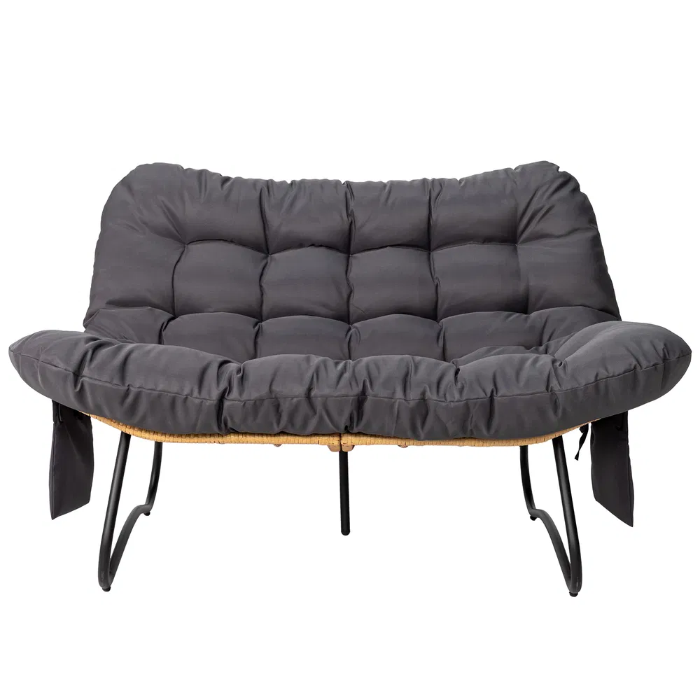 Wicker Curved Loveseat, picture 5 of 5