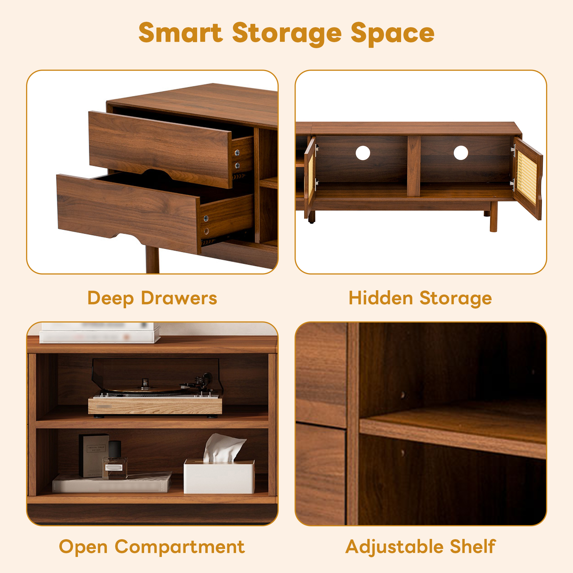 Rattan TV Stand, picture 4 of 4