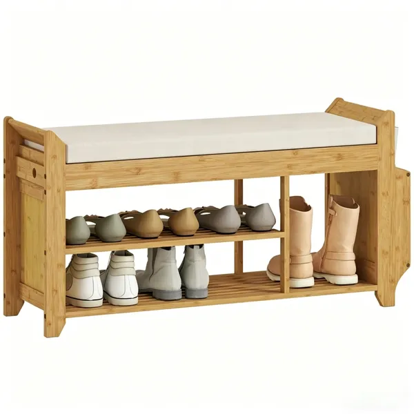 Bamboo Shoe Bench