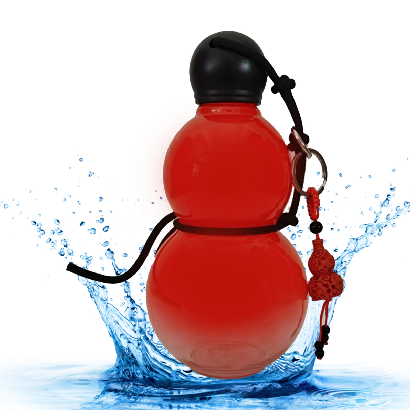 Gourd Style Water Bottle PC 800ml Insulated Chinese Retro P…