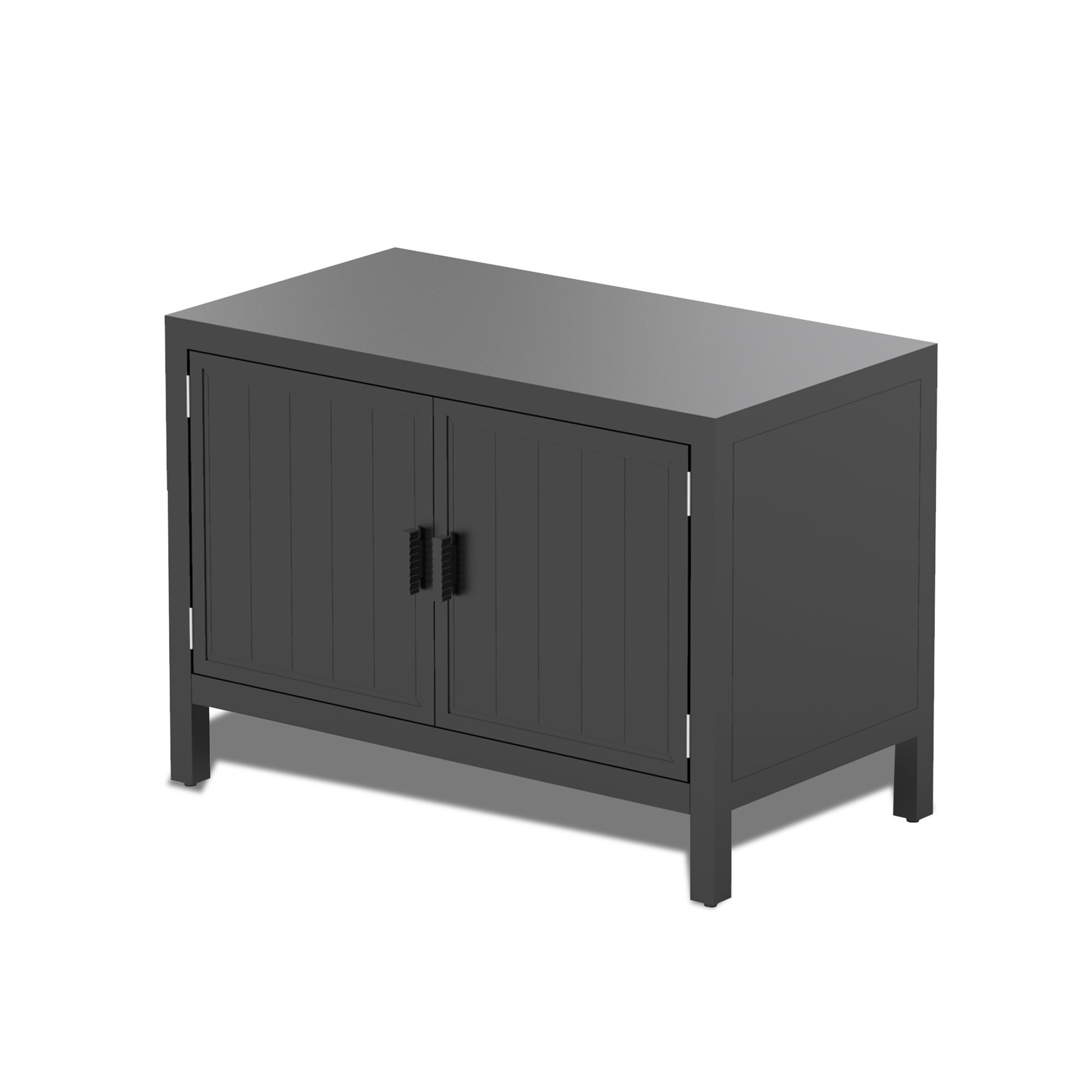 Outdoor Kitchen Island With Storage, Aluminum Kitchen Storage Island Outdoor Grill Table, Freestanding Outdoor Prep Table Grill Storage Cabinet With Protective Cover For BBQ, Deck, Patio