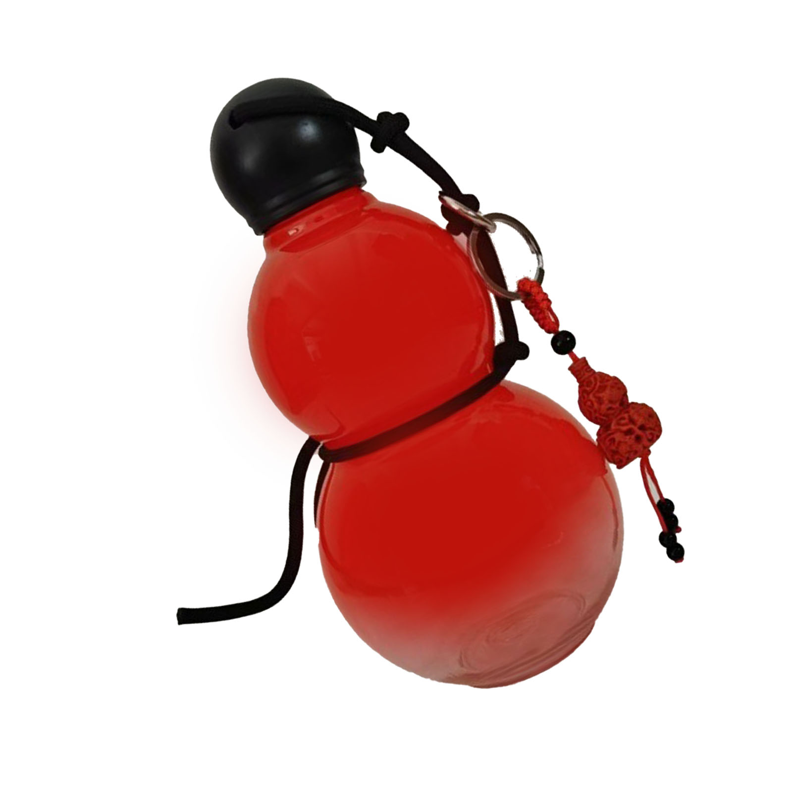 Gourd Style Water Bottle PC 800ml Insulated Chinese Retro Portable Sports Water Bottle For Men Women Red — foto 2