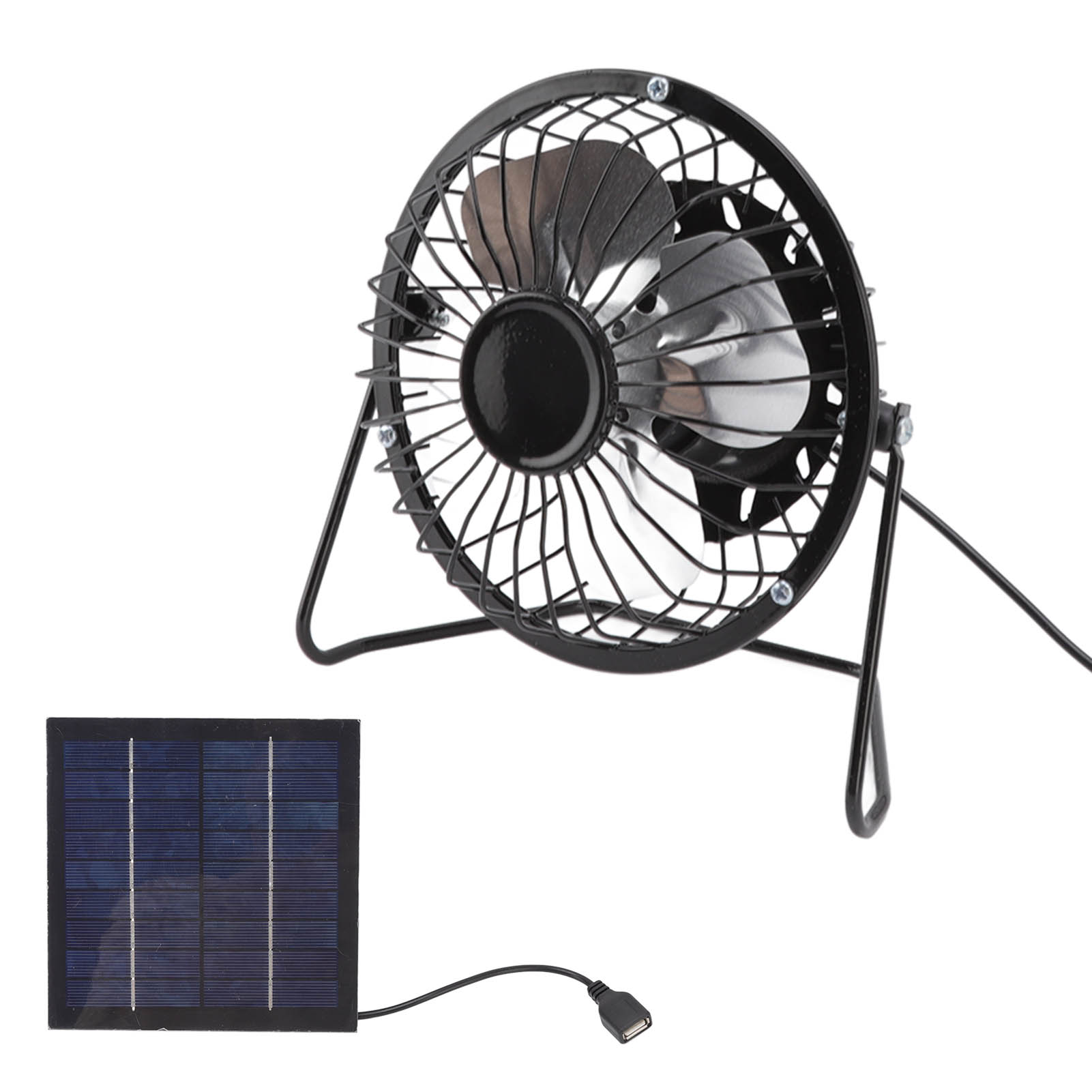 Photovoltaic Solar Panel Set Ventilation System Mini Portable USB Cooling Fan 5v 2.5w