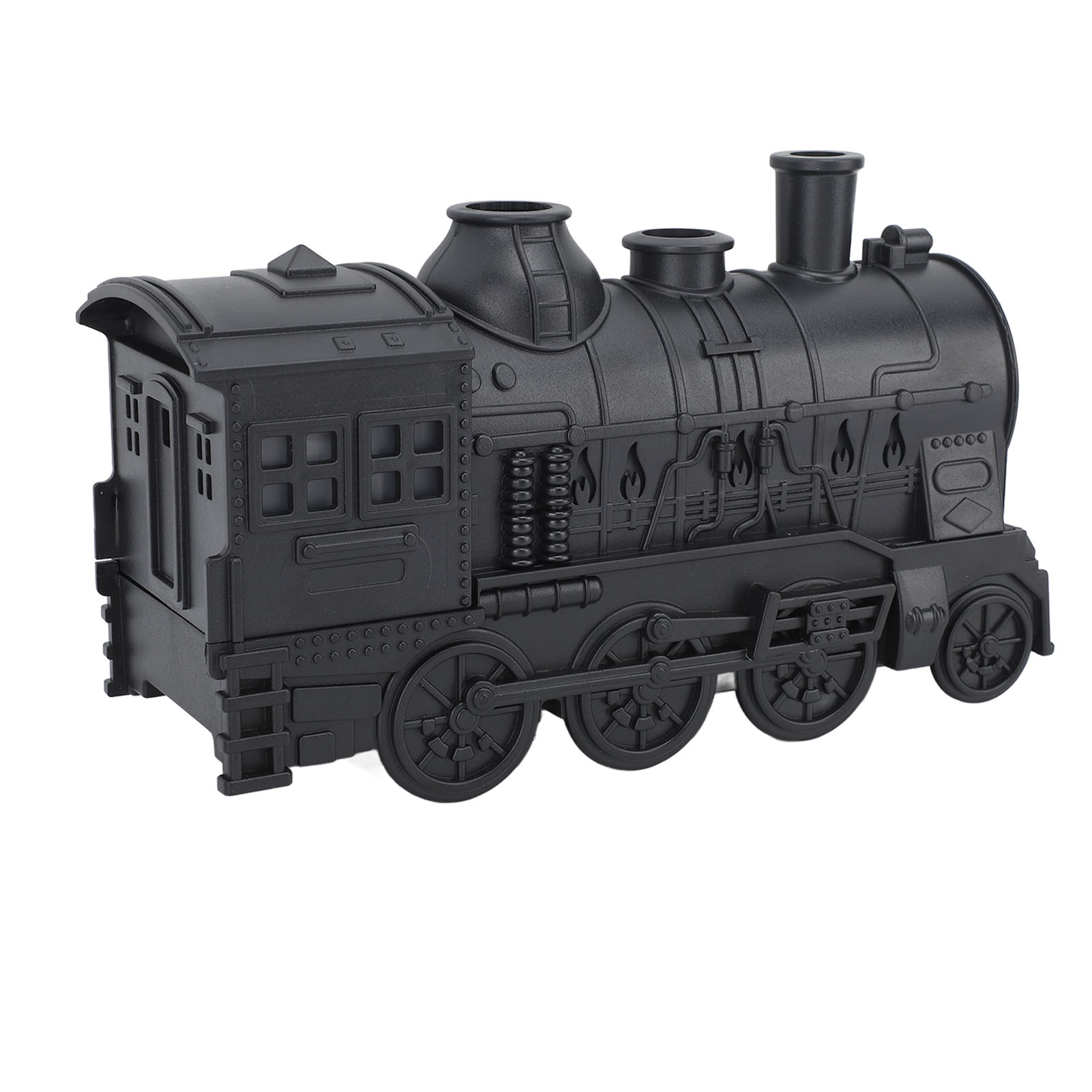 Essential Oil Diffuser 300ml Train Shape 2 Lighting Modes Aromatherapy Cool Mist Humidifier With Remote Control For Bedroom Office Desktop