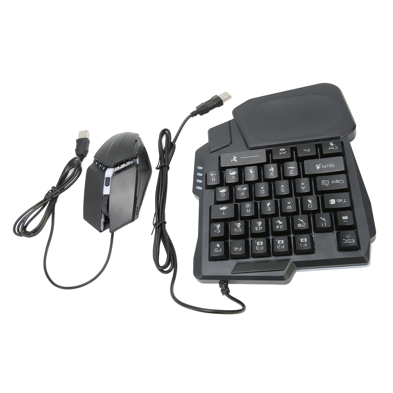 4 In 1 Mobile Game Combo Pack Mobile Gamepad Controller Gaming Keyboard Mouse Converter For Android detail