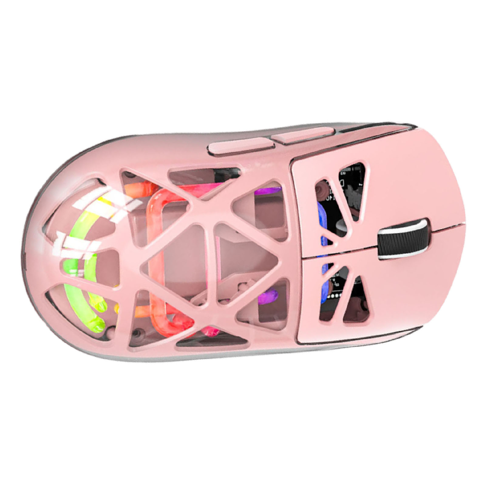 Wireless Gaming Mouse Lightweight 3 Modes Bluetooth 2.4G Type C Wired Mouse 4800DPI More Than 200Hrs Battery Life For Win11 Pink thumbnail 4