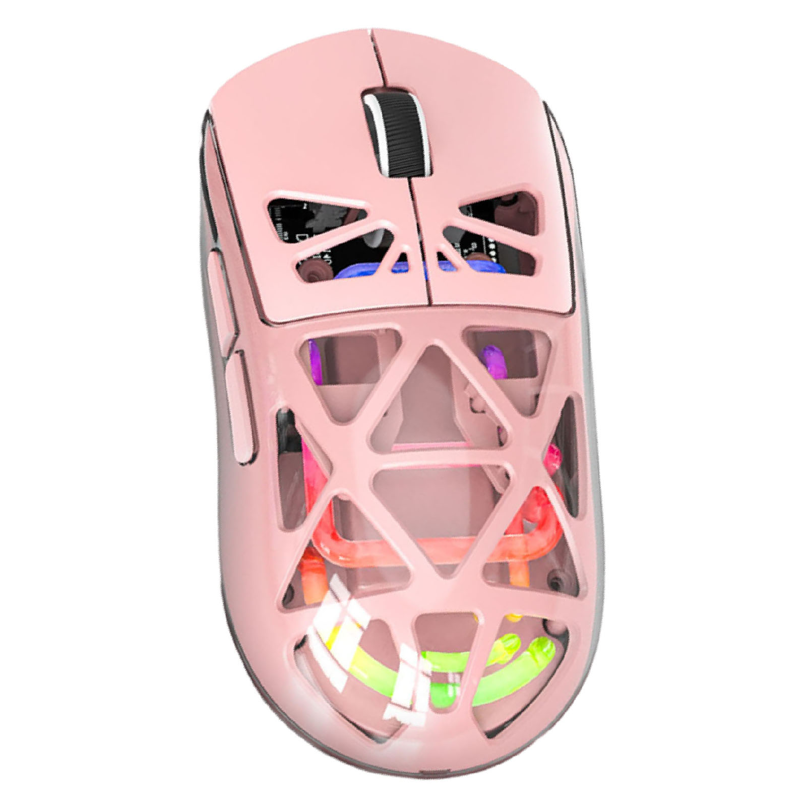 Wireless Gaming Mouse Lightweight 3 Modes Bluetooth 2.4G Type C Wired Mouse 4800DPI More Than 200Hrs Battery Life For Win11 Pink thumbnail 5