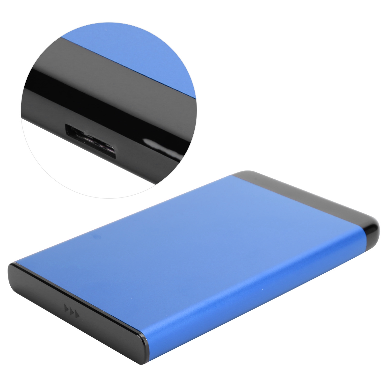 Mobile Hard Disk Enclosure USB3.0 Portable Aluminum Alloy For 2.5in SSD Support 8TB (Not Inclube Hard Disk) detail