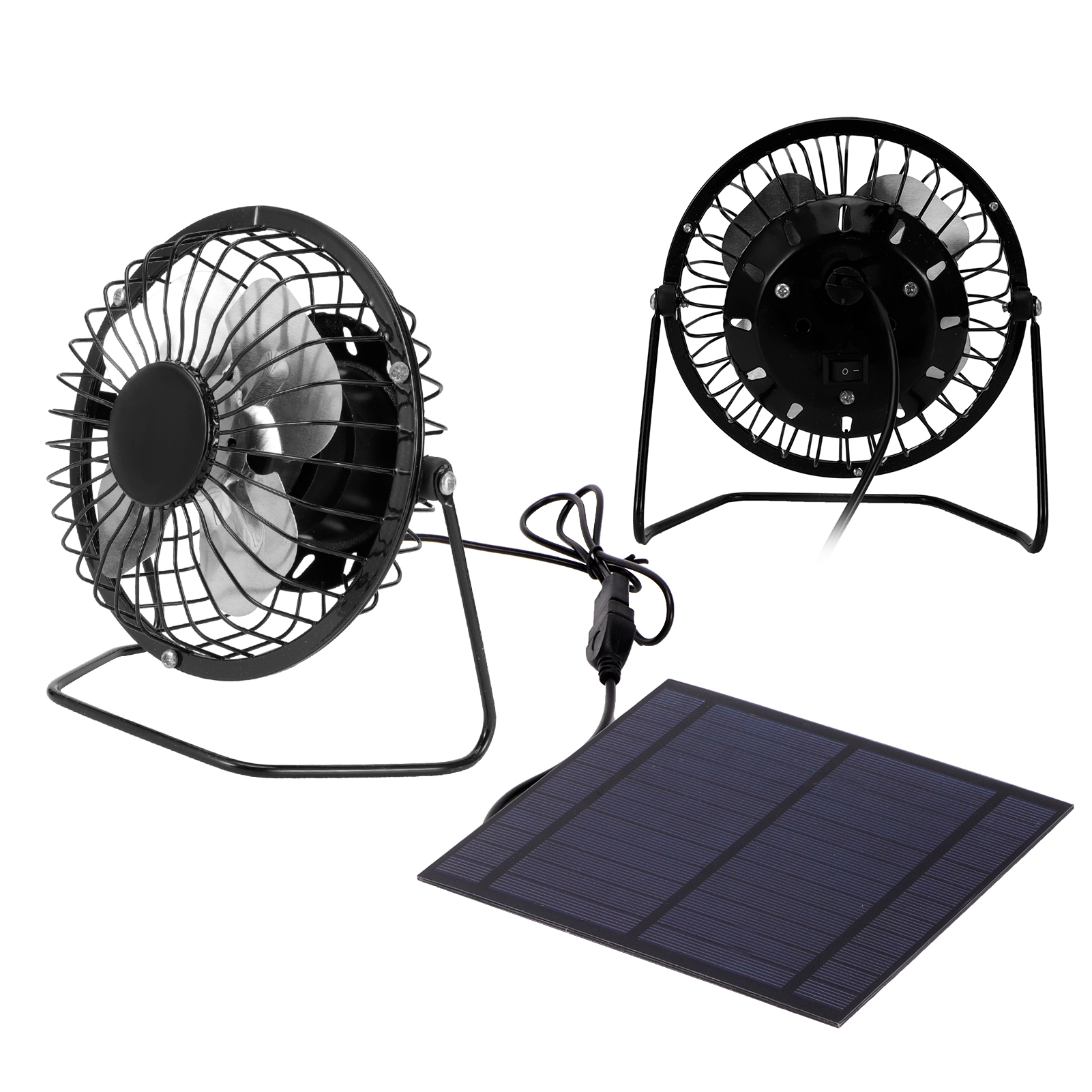 5W Mini Solar Panel With Portable Cooling Fan Photovoltaic Solar Panel Set For Greenhouse