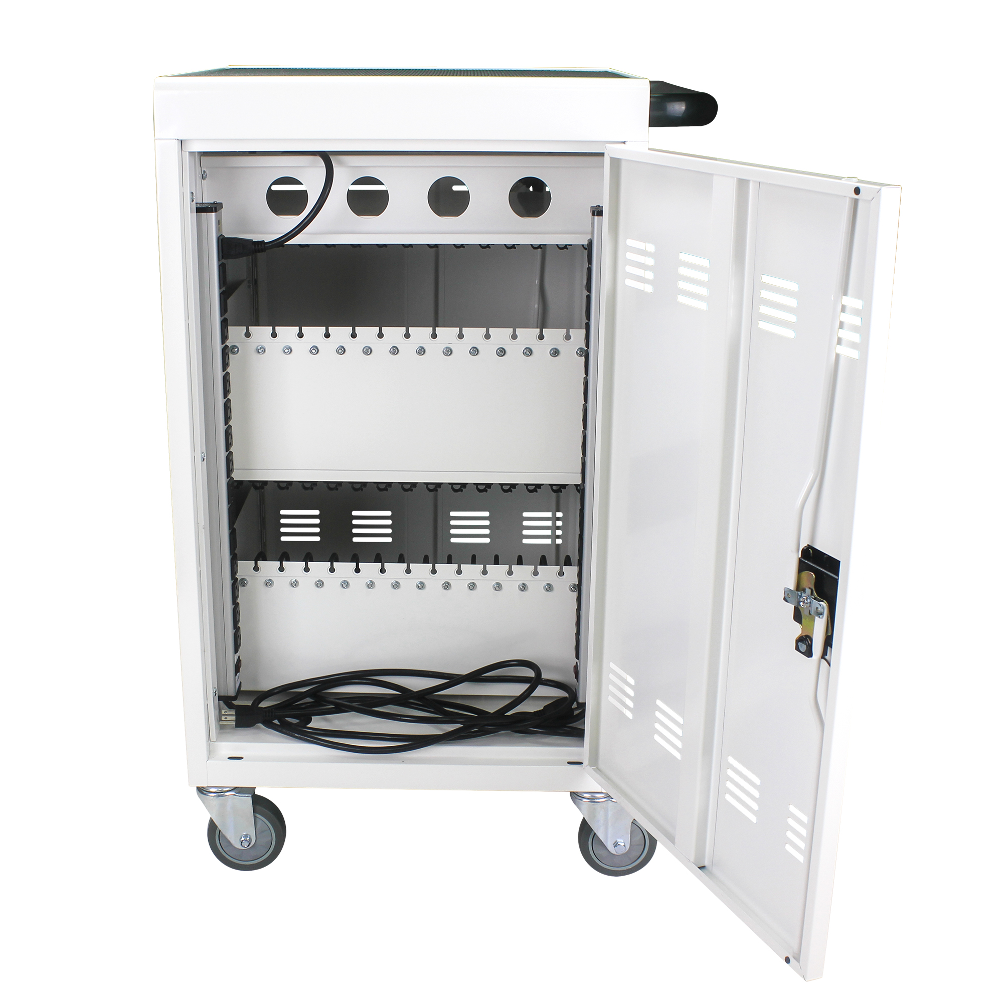 Mobile Charging Cart And Cabinet For Tablets Laptops 31 4-Device detail