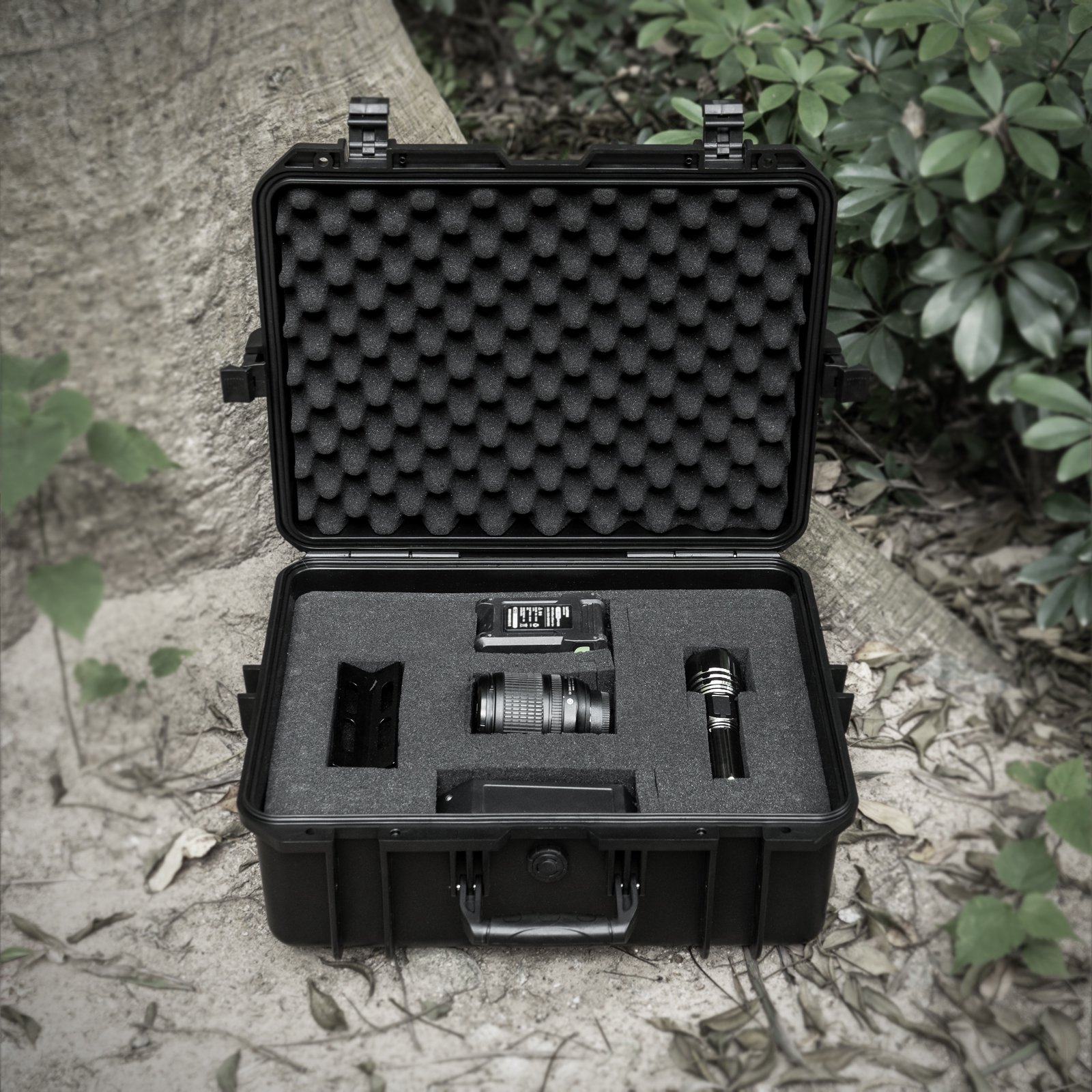 18.9x16.5x8.7 Inch Hard Case, Portable Weather Waterproof Protective Camera Case With Customizable Foam, Fit Use Of Drones, Camera, Equipments, Black, Upgraded detail