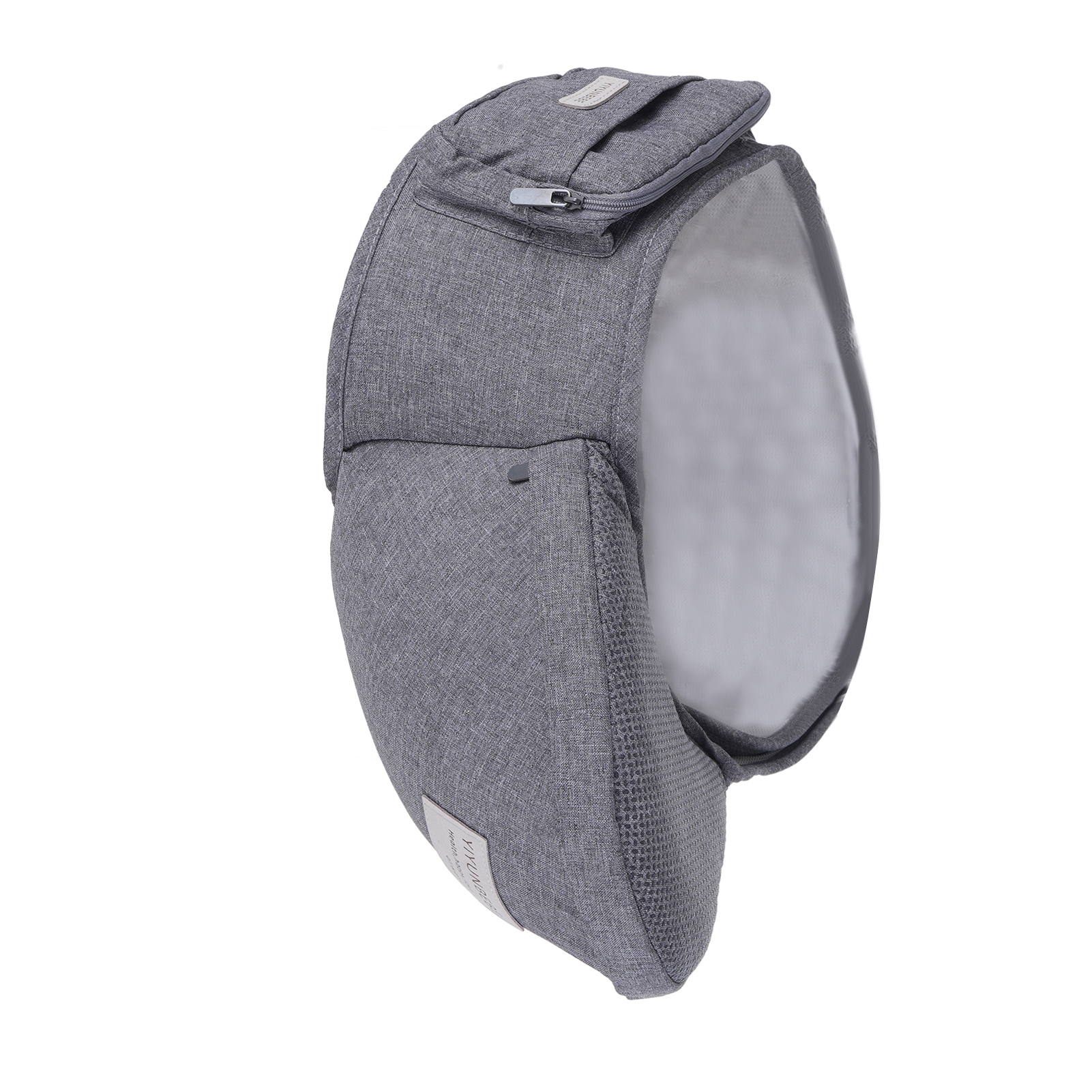 Ergonomic Hip Seat Baby Carrier, Ergonomic Baby Hip Seat, Adjustable Waist Belt, Zipper Pocket For Essentials, For 0-36 Months Newborn &amp; Toddler, 7-41lbs Gray