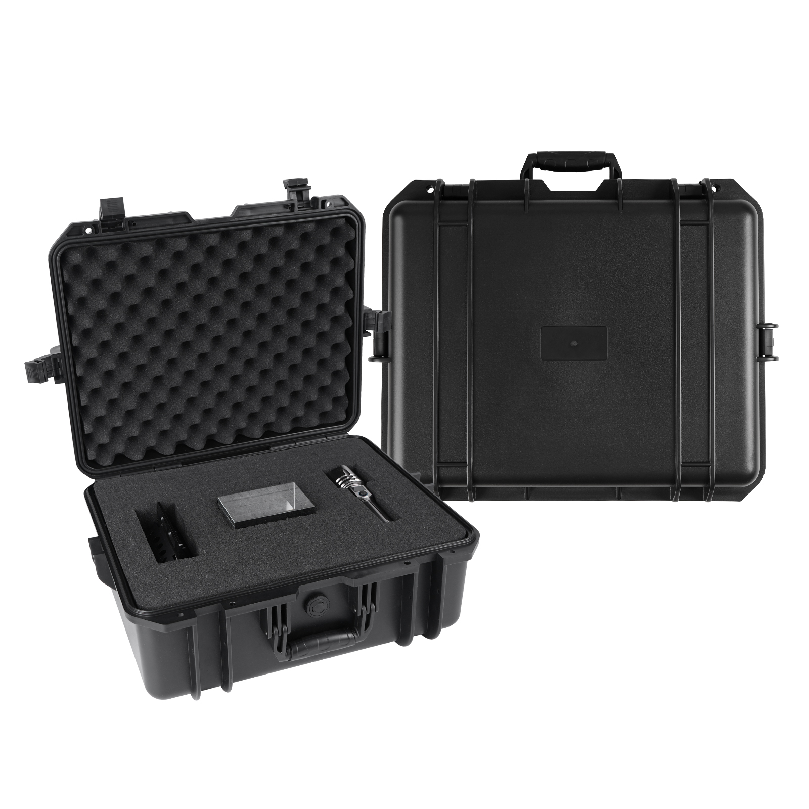 18.9x16.5x8.7 Inch Hard Case, Portable Weather Waterproof Protective Camera Case With Customizable Foam, Fit Use Of Drones, Camera, Equipments, Black, Upgraded detail