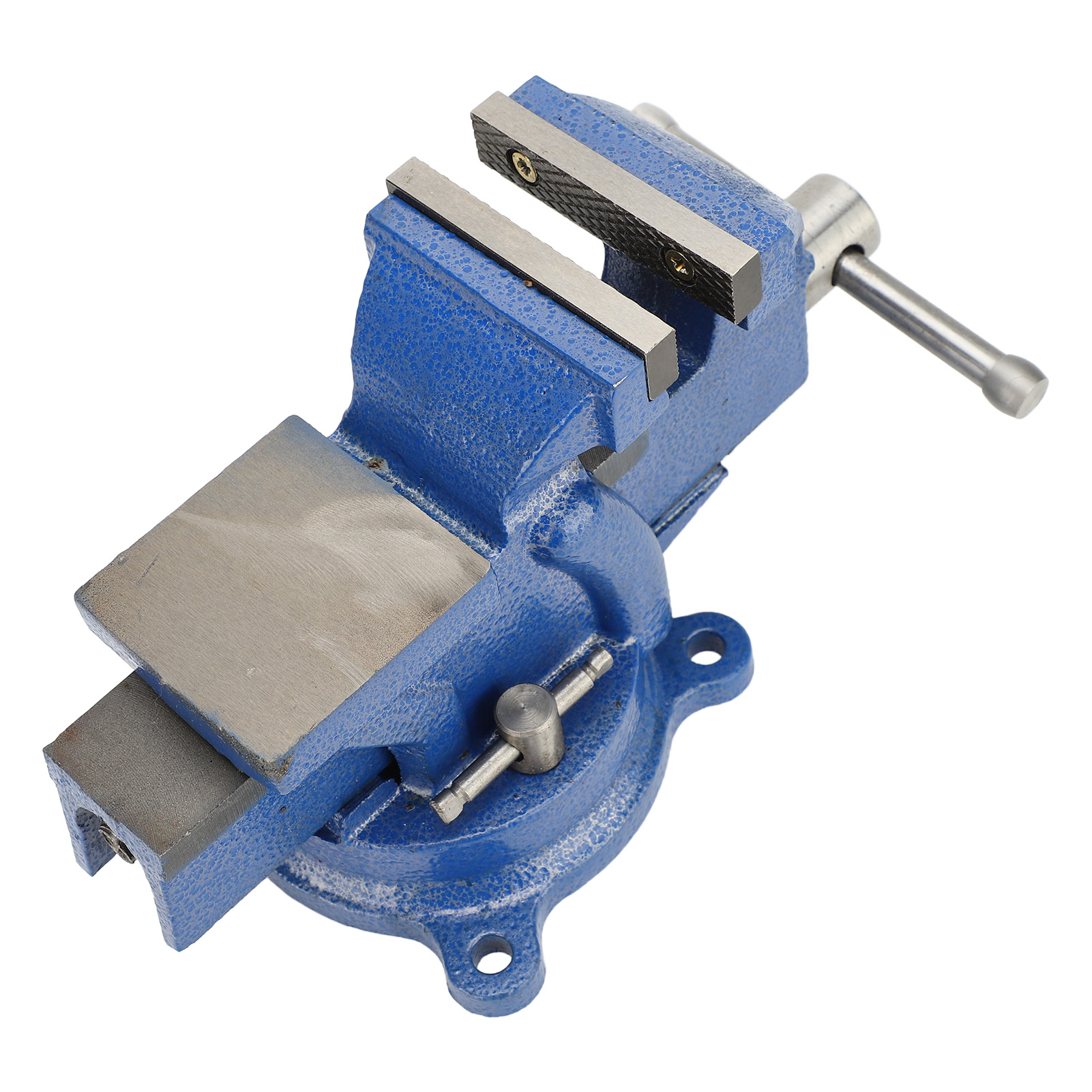 Bench Vise 3 Inch 360 Degree Swivel Base Secure Grip Carbon Steel Cast Iron Workbench Clamp Tool 2
