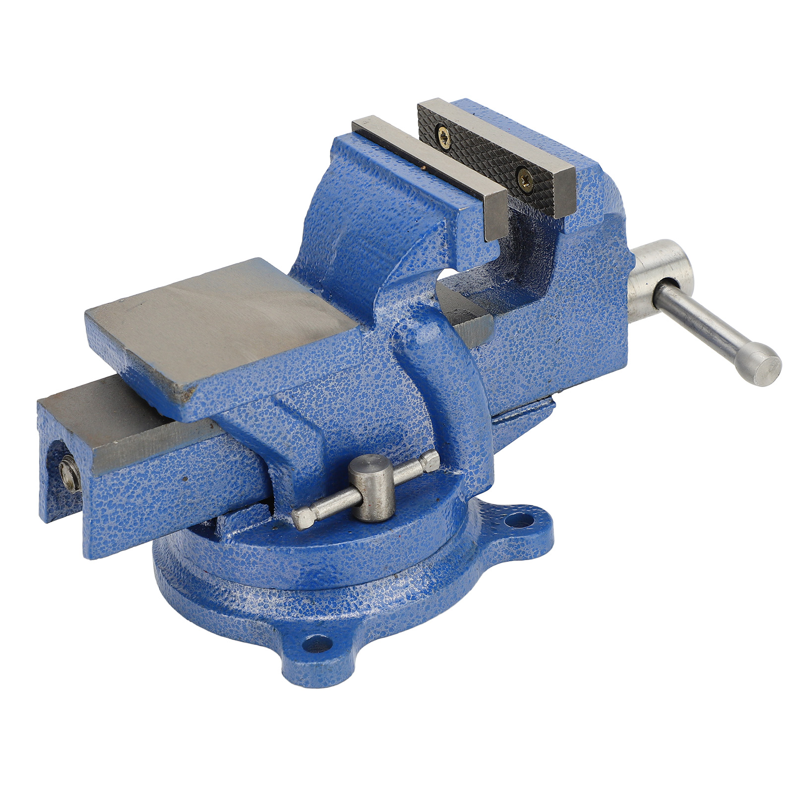 Bench Vise 3 Inch 360 Degree Swivel Base Secure Grip Carbon Steel Cast Iron Workbench Clamp Tool 6