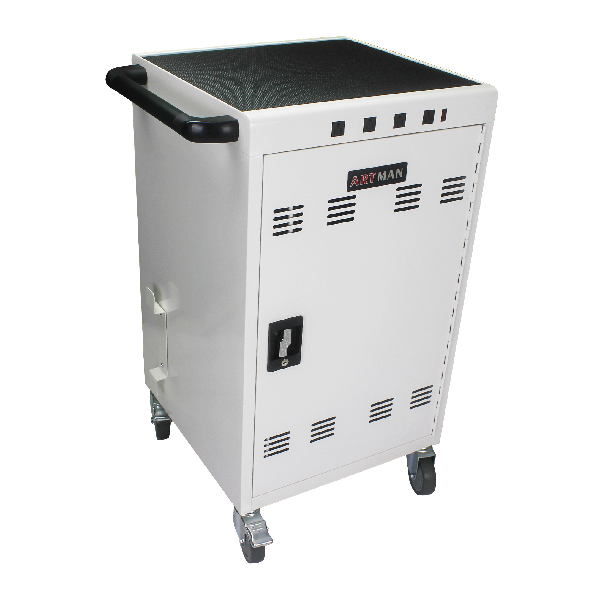 Mobile Charging Cart And Cabinet For Tablets Laptops 31 4-Device detail