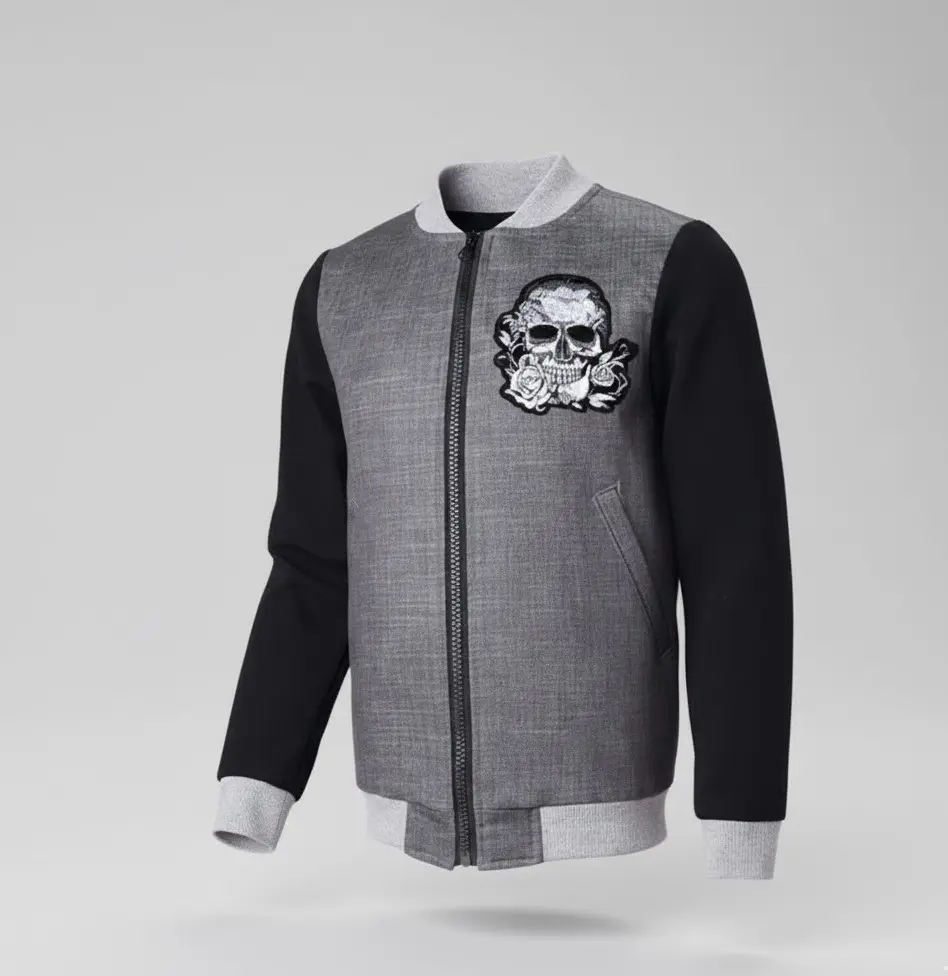 Boys Cotton Jacket Zip Up Kids Casual Coat Spring Autumn Toddler 3-7Y