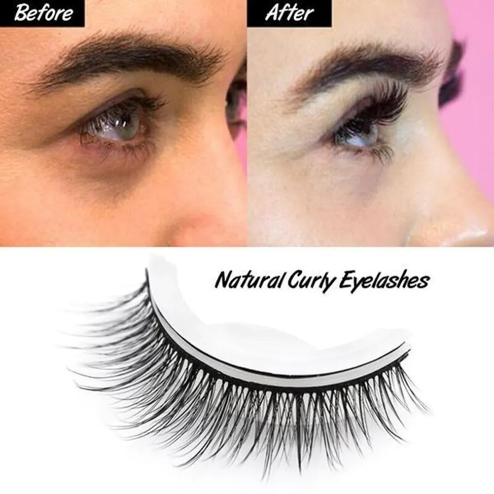 Self Adhesive Eyelashes Reusable 3D False Lashes