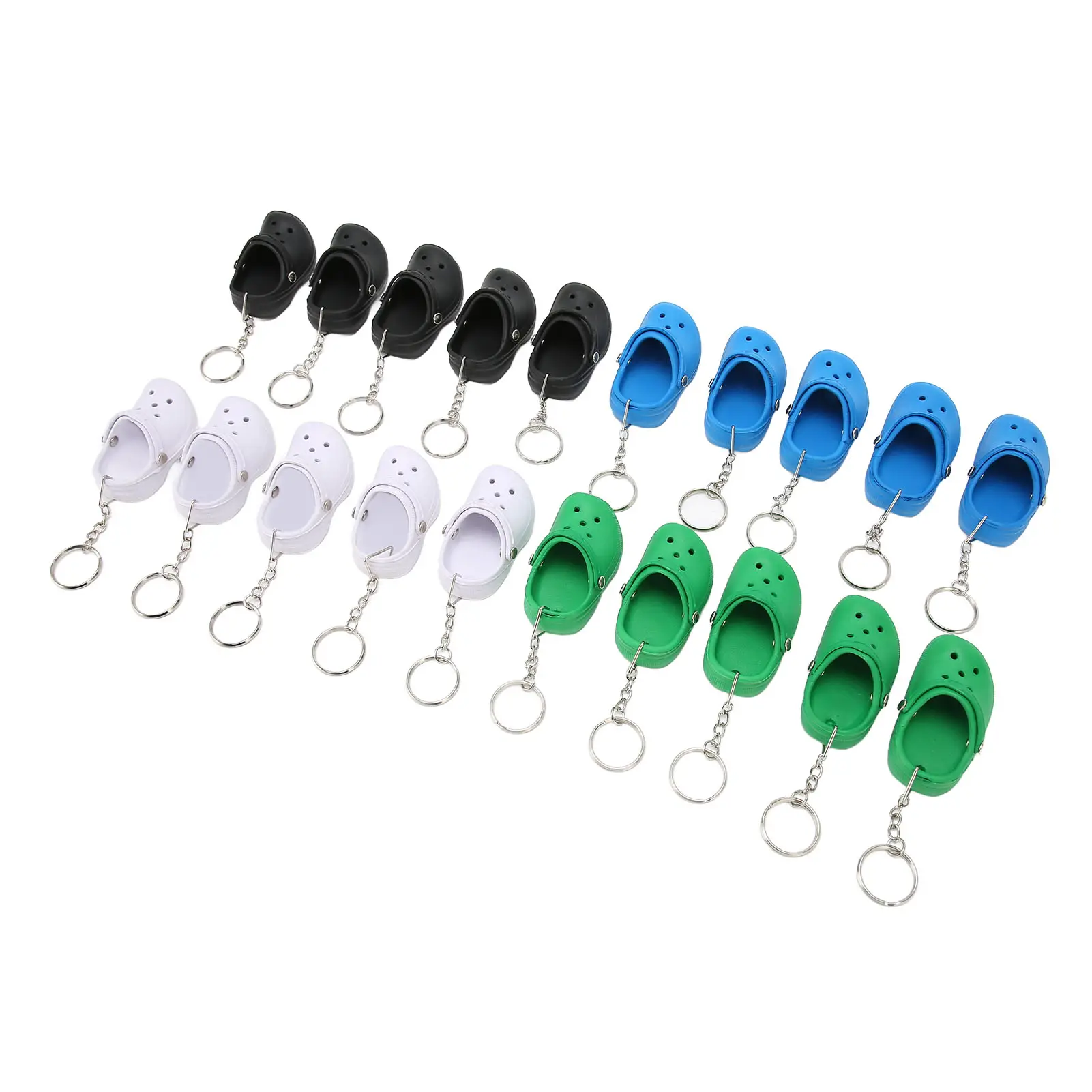 Cute Slipper Keyring Silicone Beach Hole Little