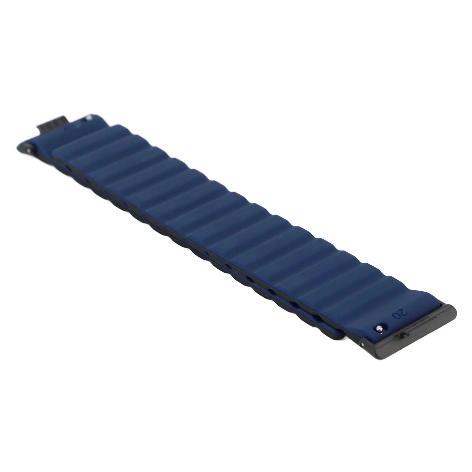 Strong Magnet Link Wristband Adjustable Soft Silicone