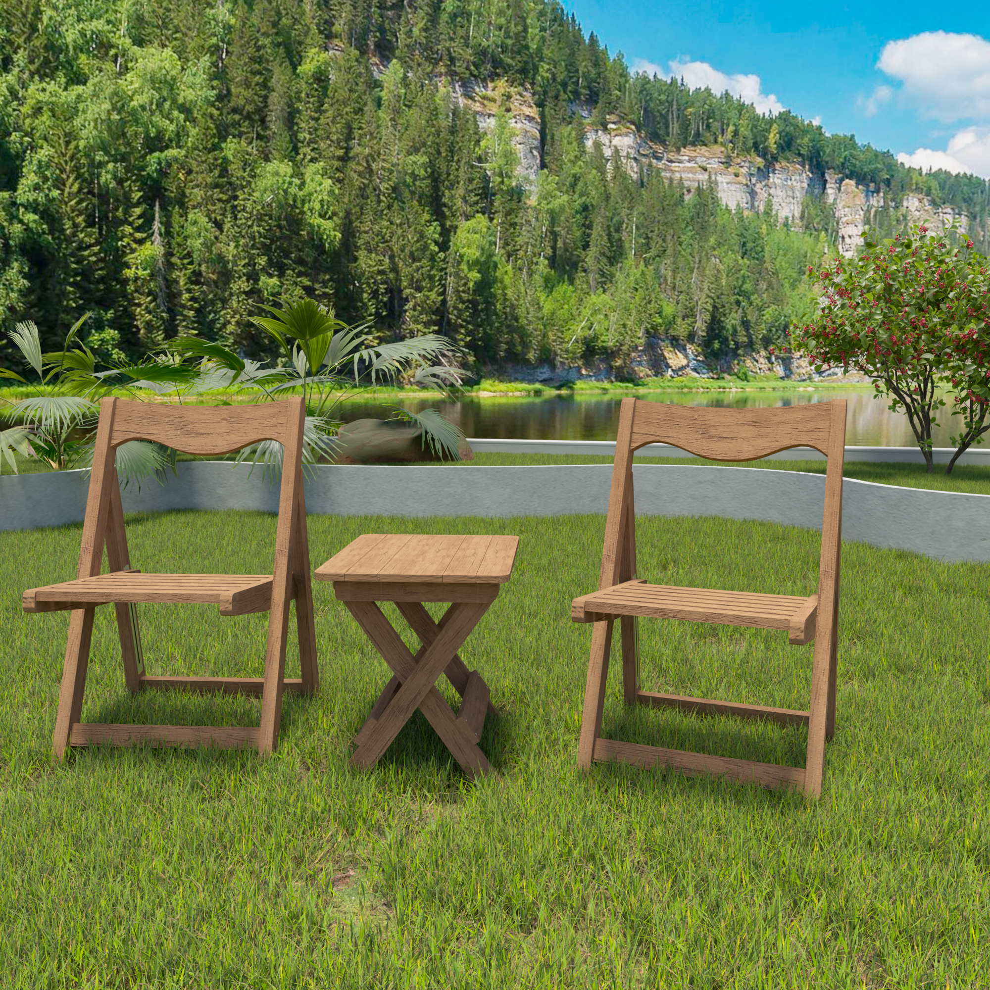 HIPS Outdoor Bistro Set, picture 4 of 4