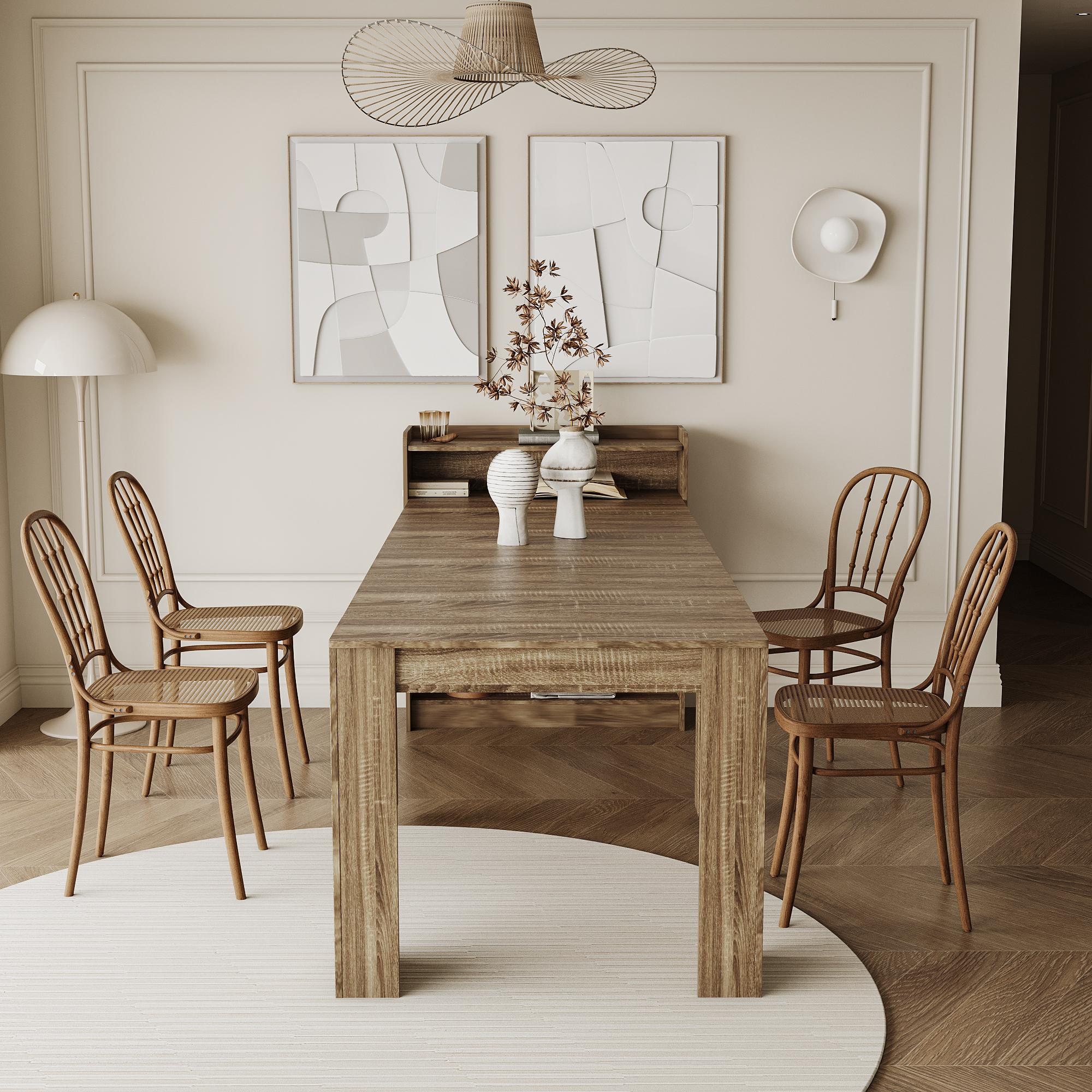 Extendable Dining Table with Storage, picture 3 of 5