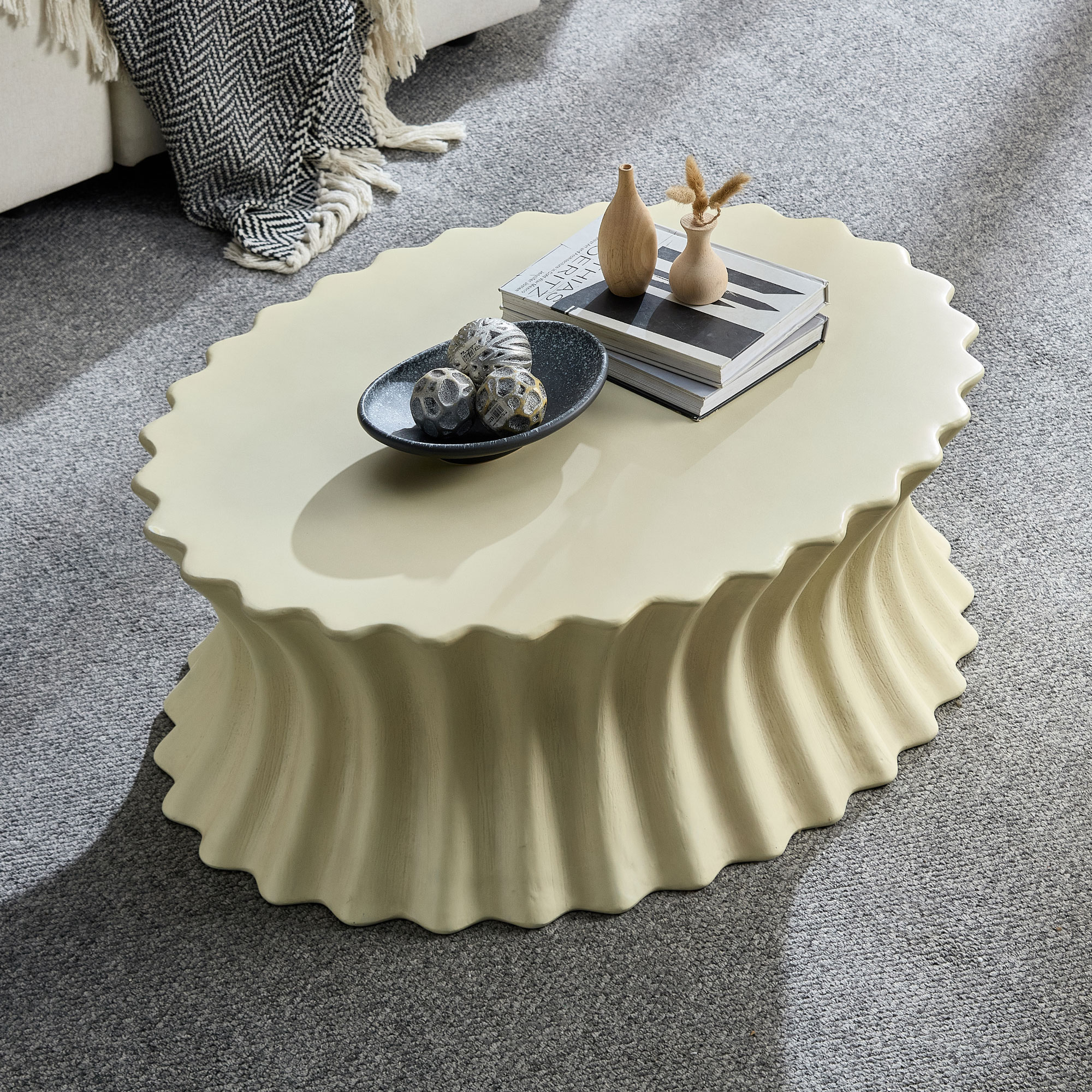 Oval Fiberglass Coffee Table, picture 3 of 4