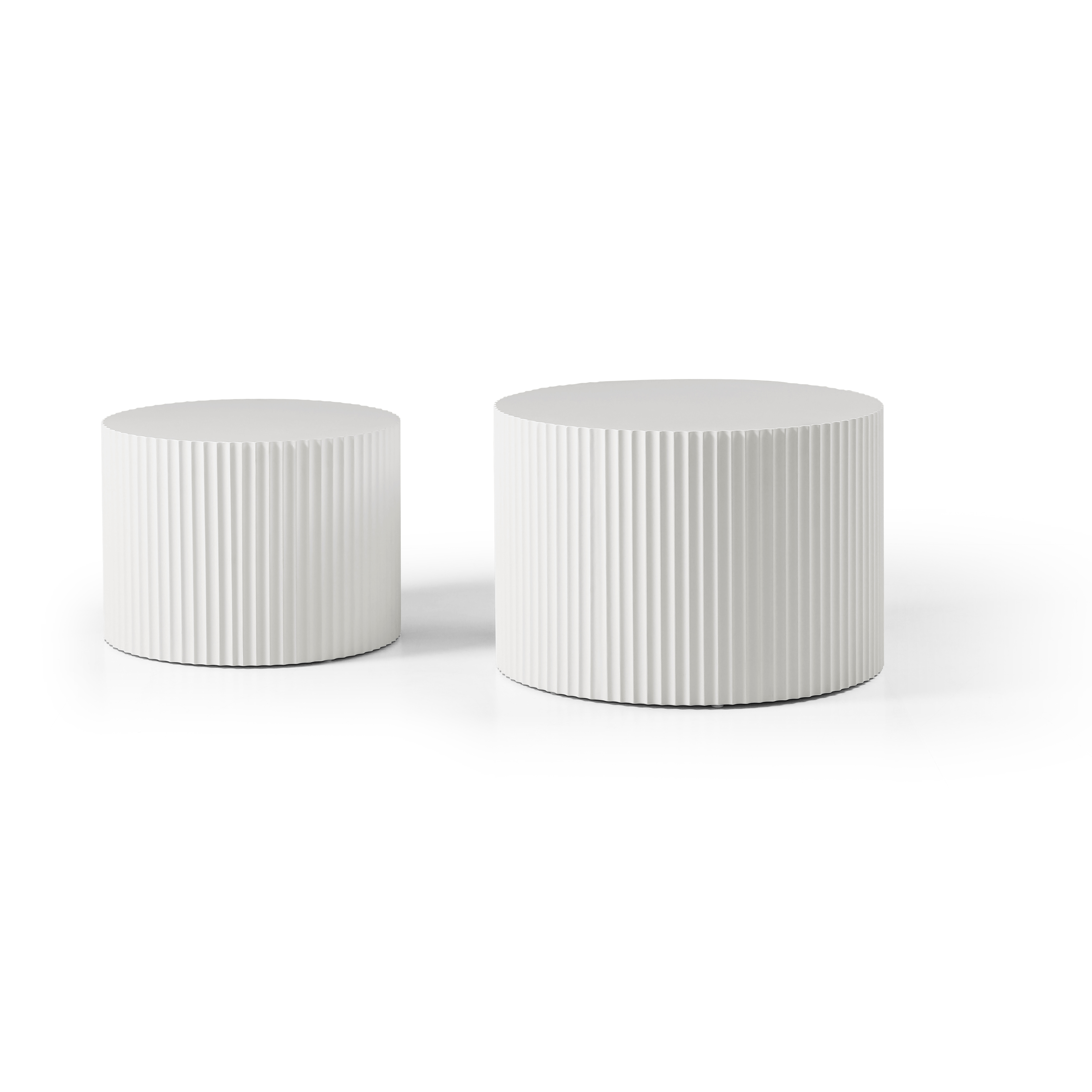 Round Nesting Coffee Table Set, picture 3 of 4