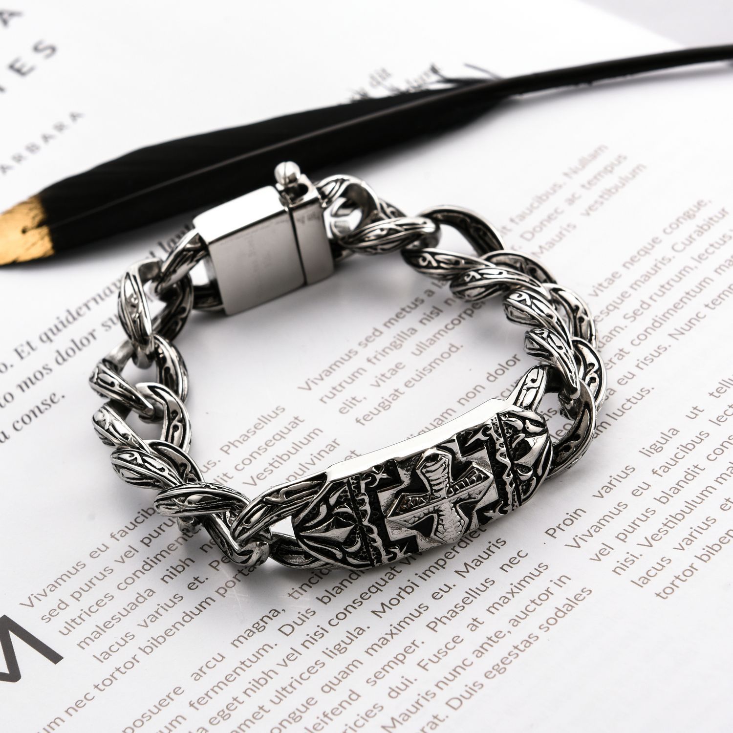 Title 5, BraceletStainless Steel Bracelet Fashion Trend ...