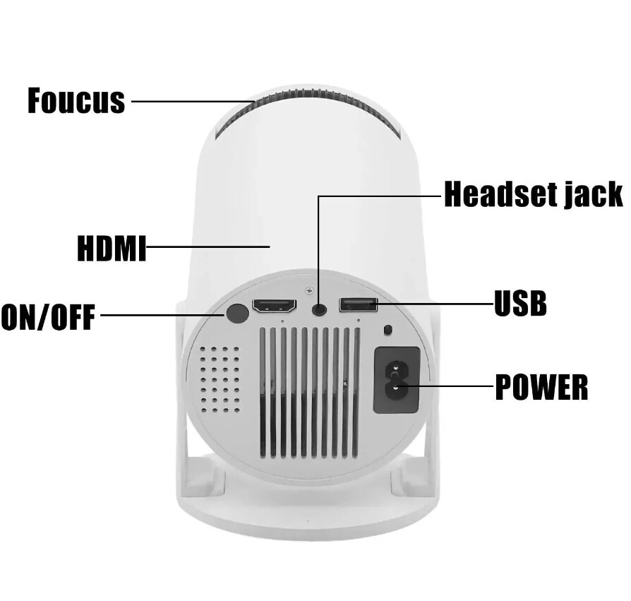4K 5G Projector Smart HD LED WiFi Bluetooth H DMI USB Android Office Home — image 10