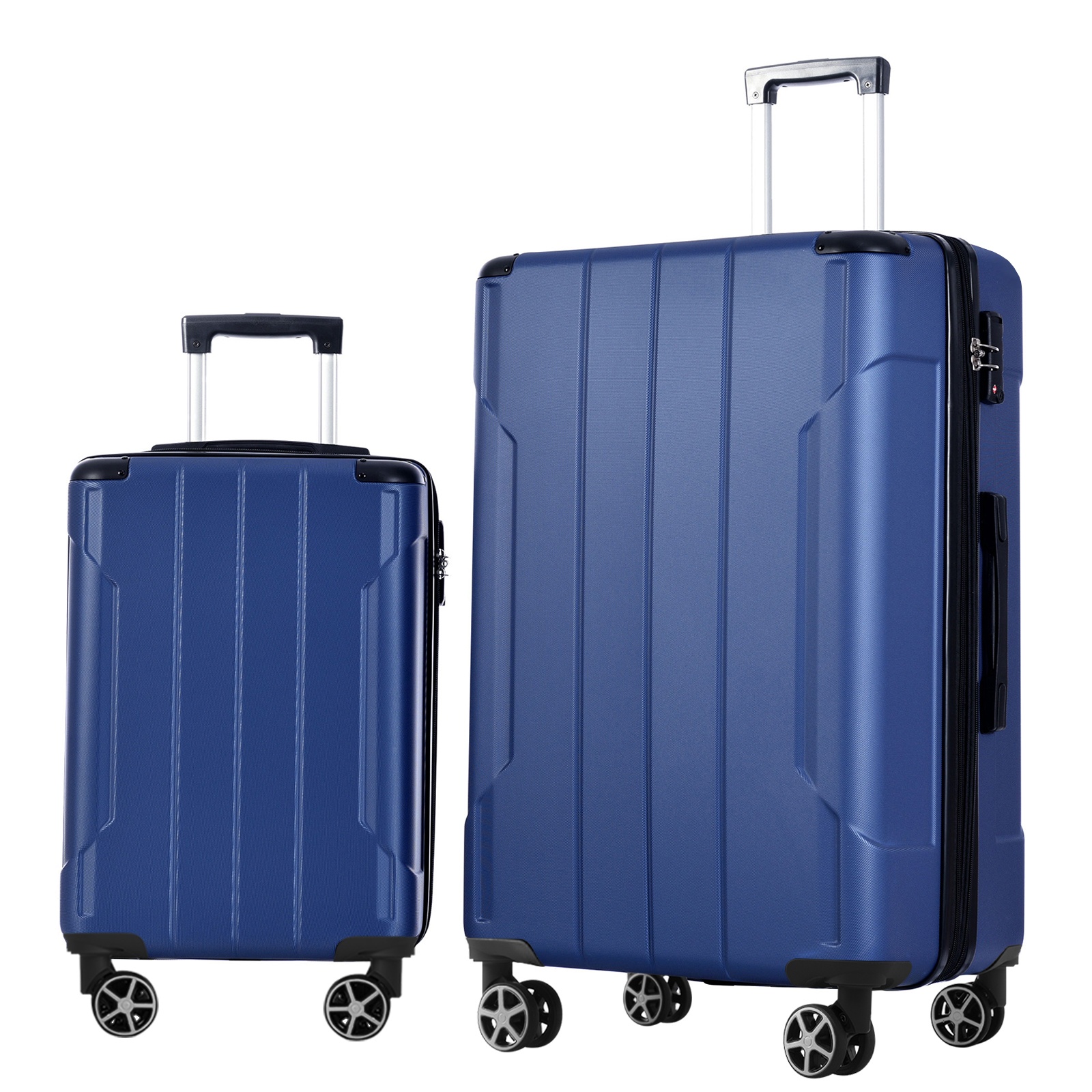 Hardshell ABS Luggage Sets 2 Piece Suitcase Set Expandable With TSA Lock Spinner