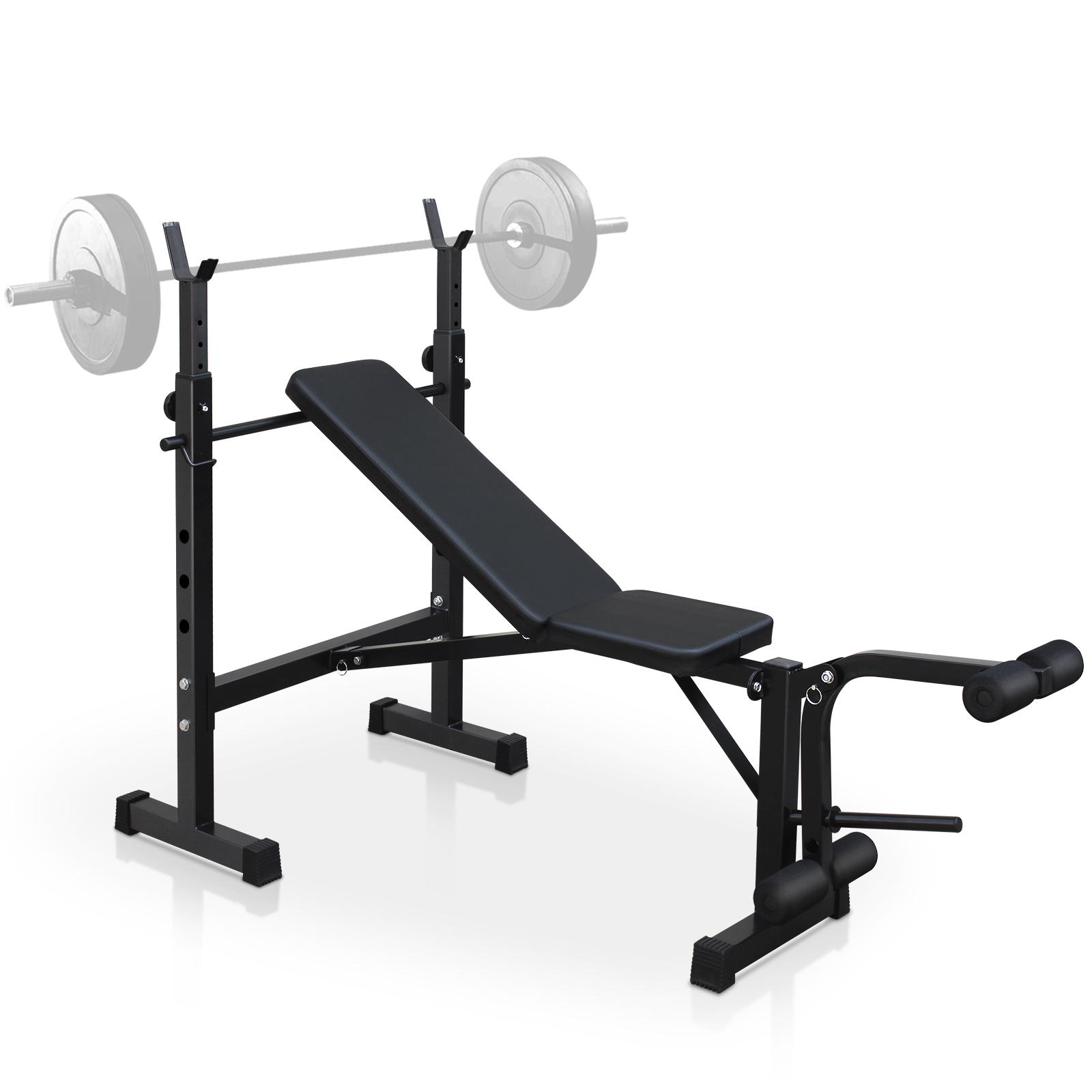 Olympic Weight Bench, Bench Press Set With Squat Rack And Bench For Home Gym Full-Body Workout #8ccec7-3