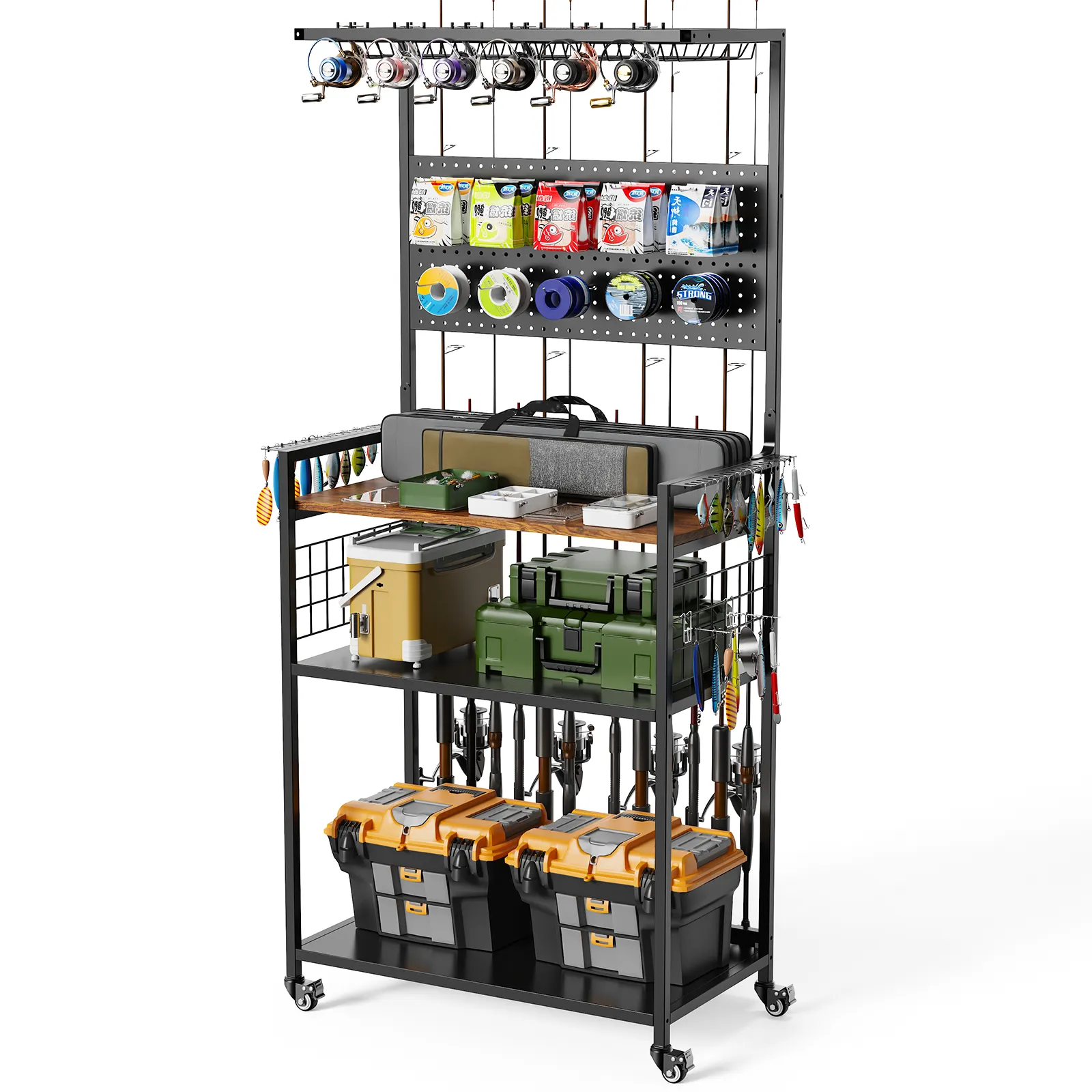 Fishing Rod Storage Rack