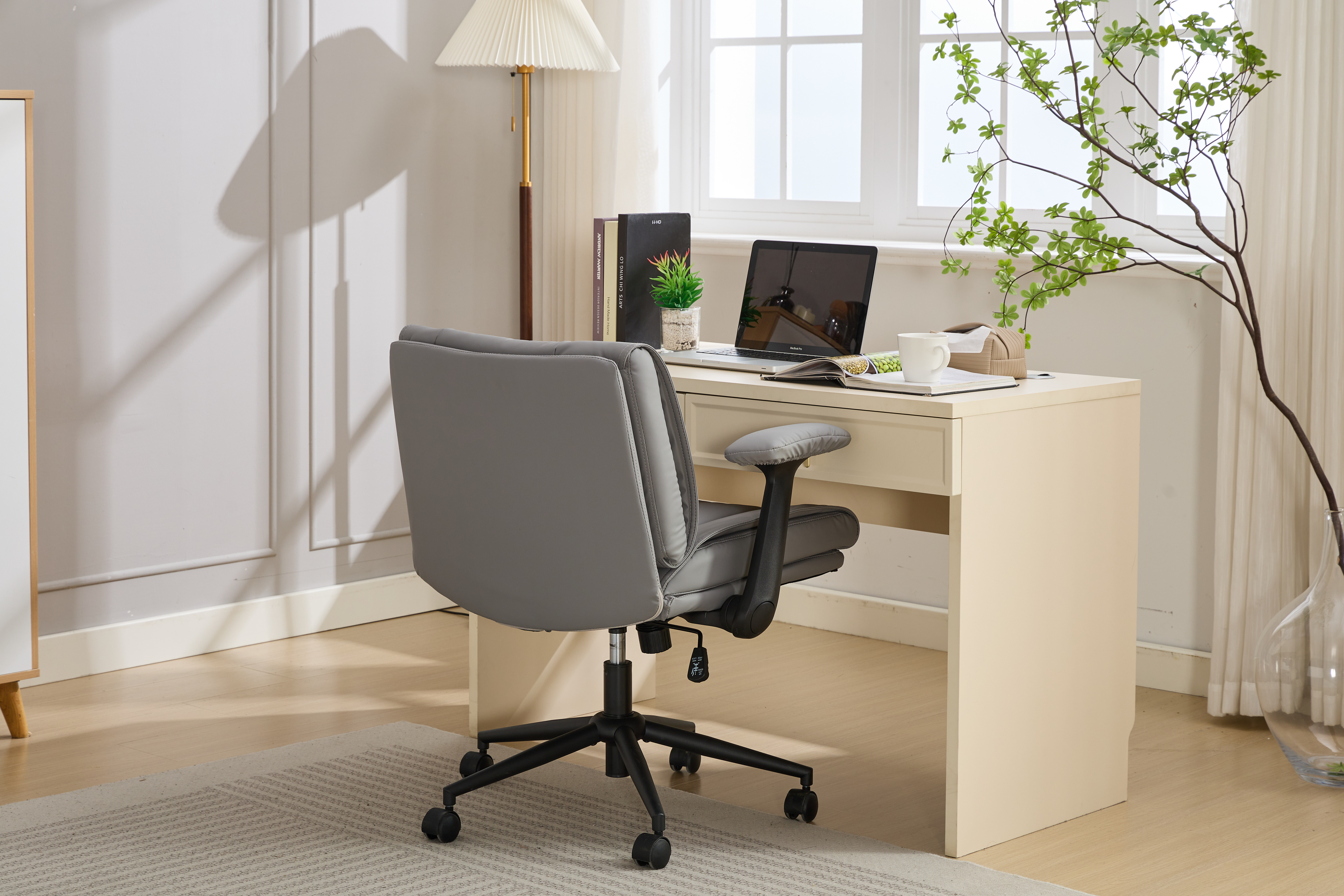 Faux Leather Office Chair, picture 2 of 4