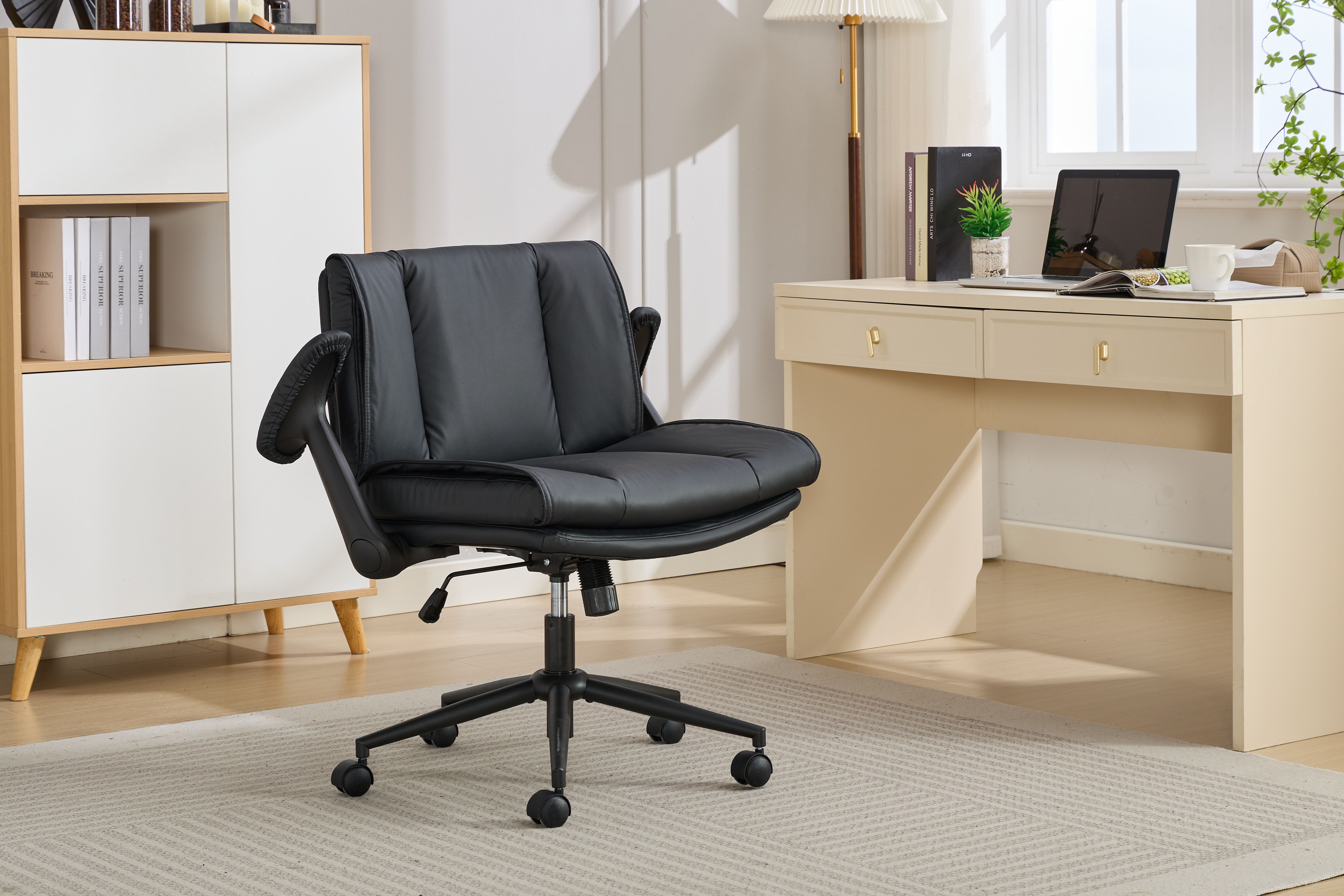Faux Leather Office Chair, picture 2 of 4