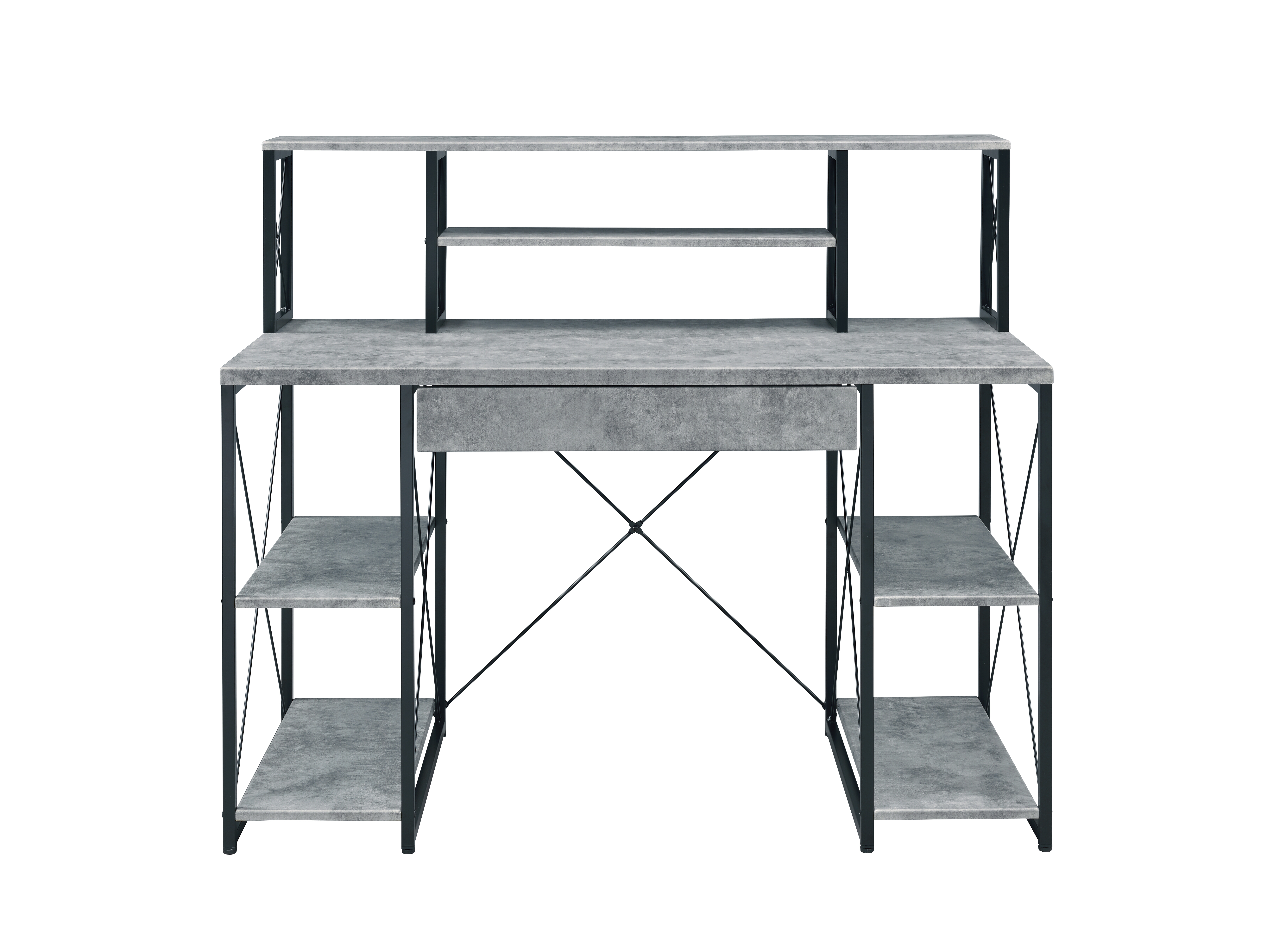 Amiel All Purpose Gray Finish Writing Desk image 4