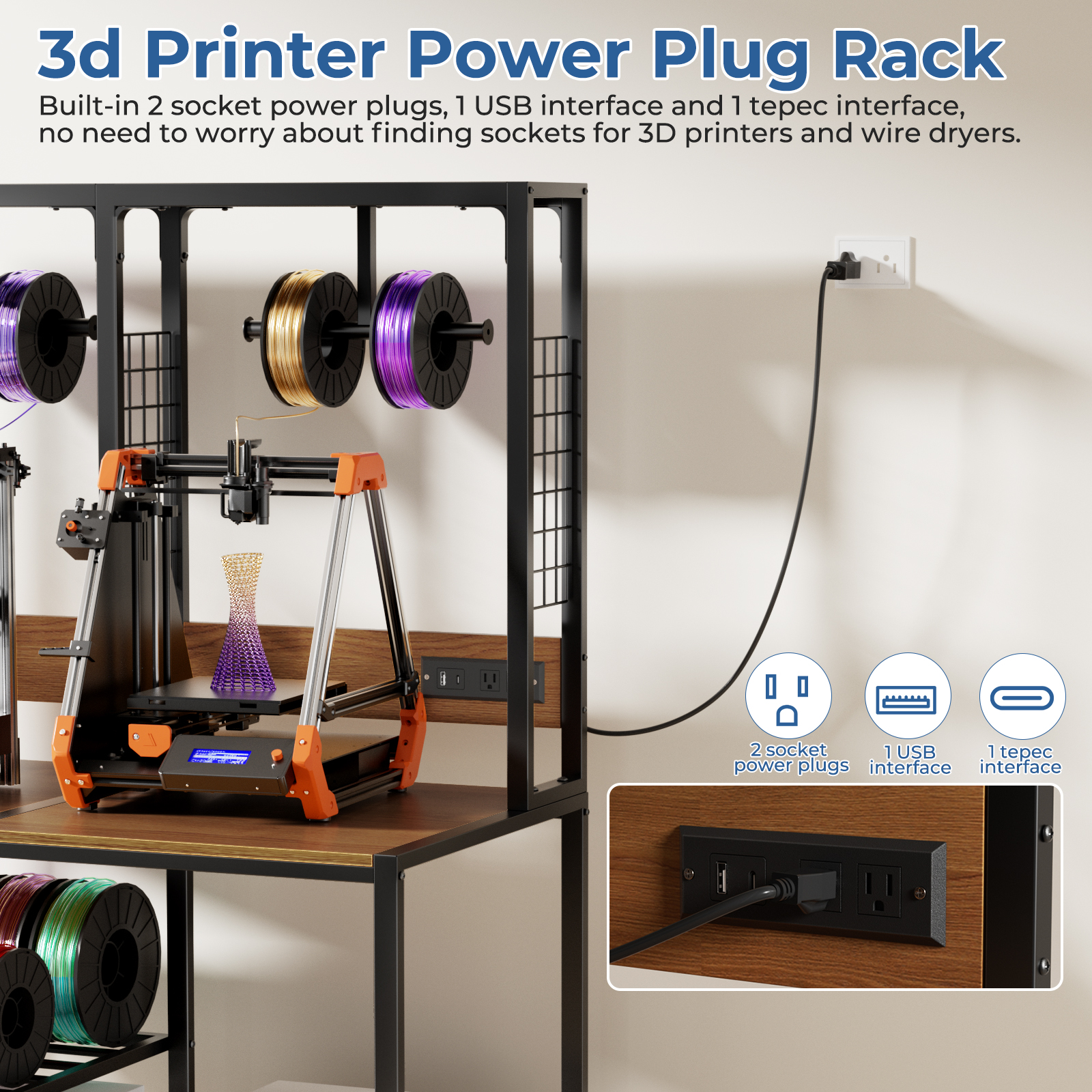 Double 3D Printer Stand, picture 2 of 4