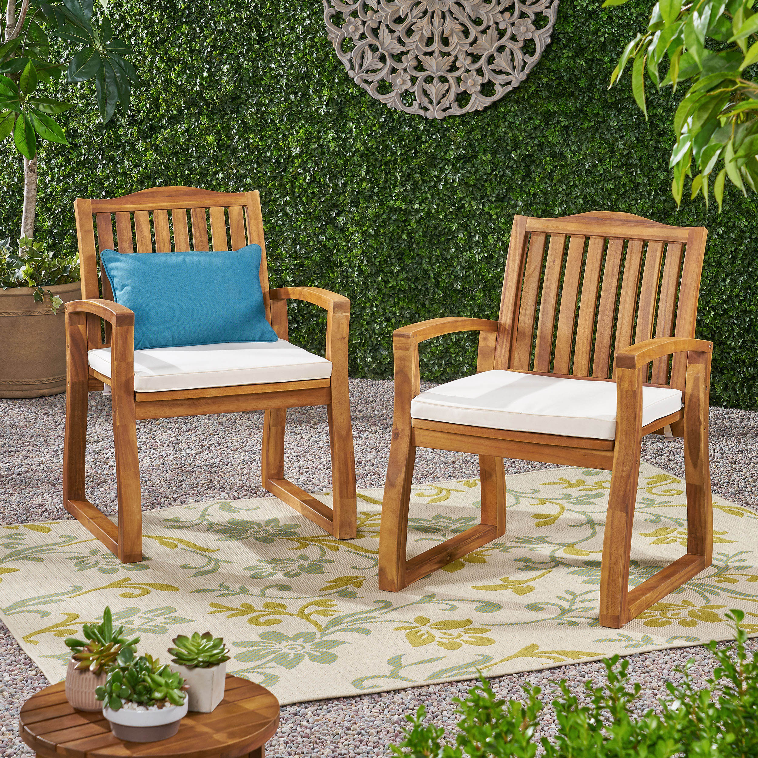 DELLA WOOD KD ARMCHAIR