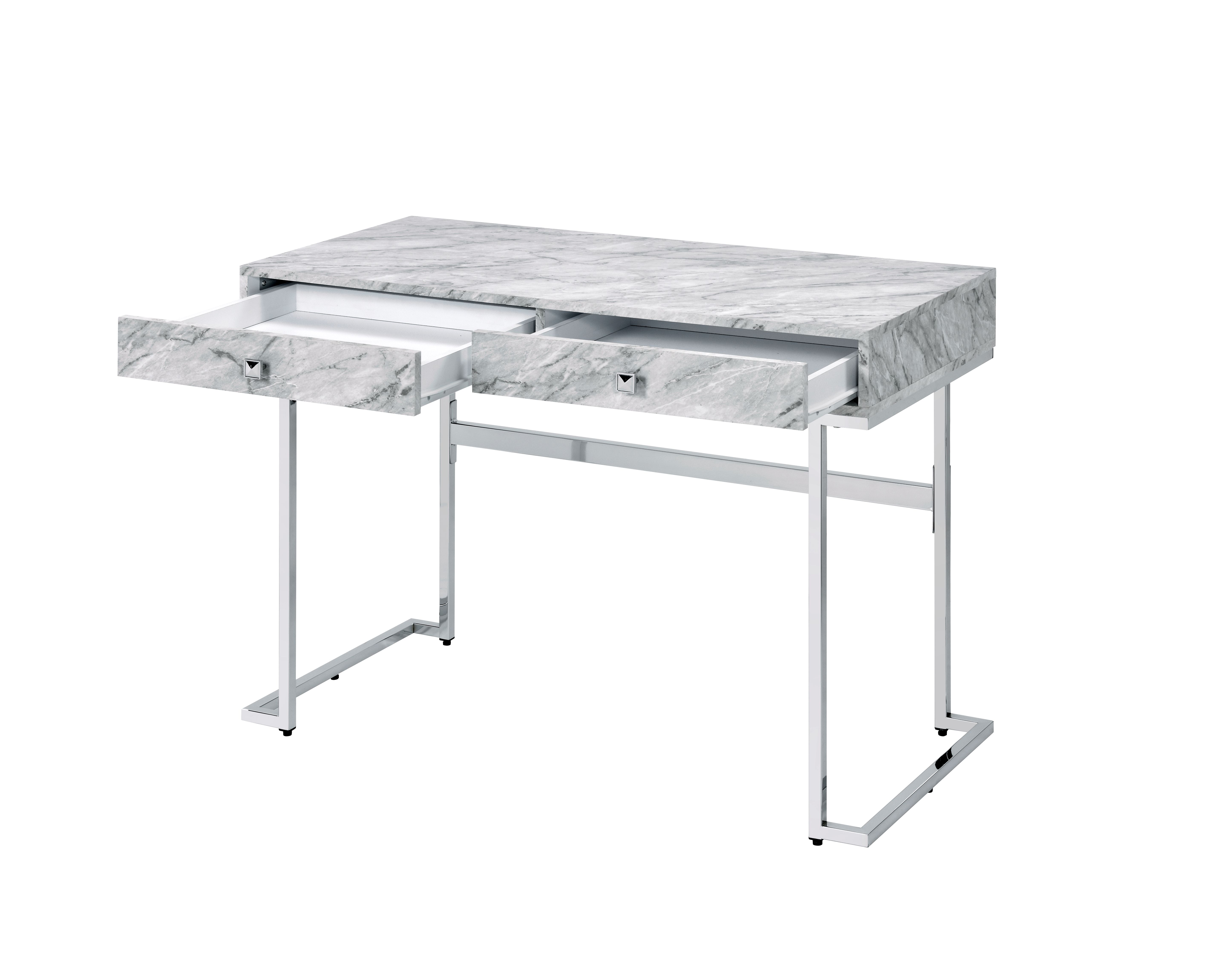 Faux Marble Writing Desk, picture 2 of 4